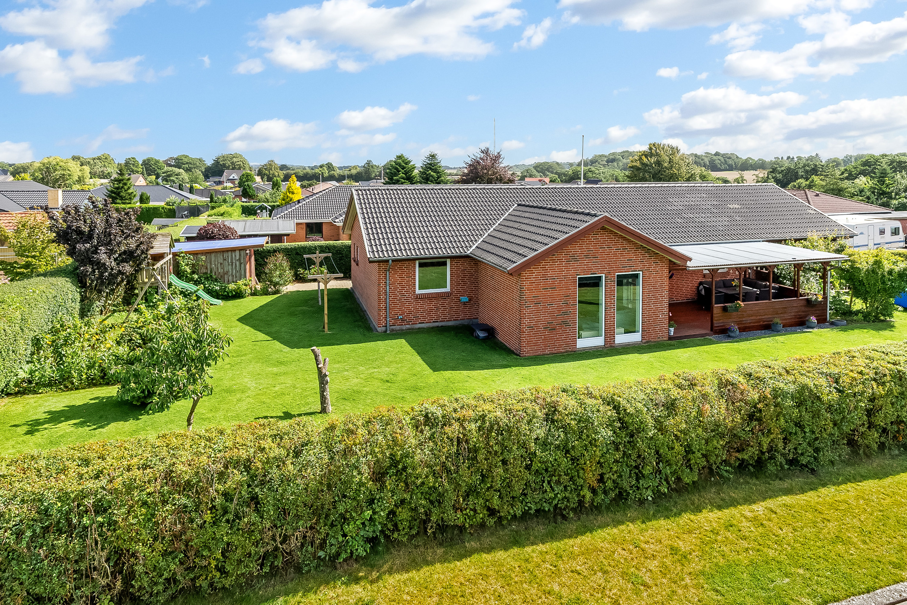 Villa: Mastefoto på Åbrinken 11, Taps, 6070 Christiansfeld