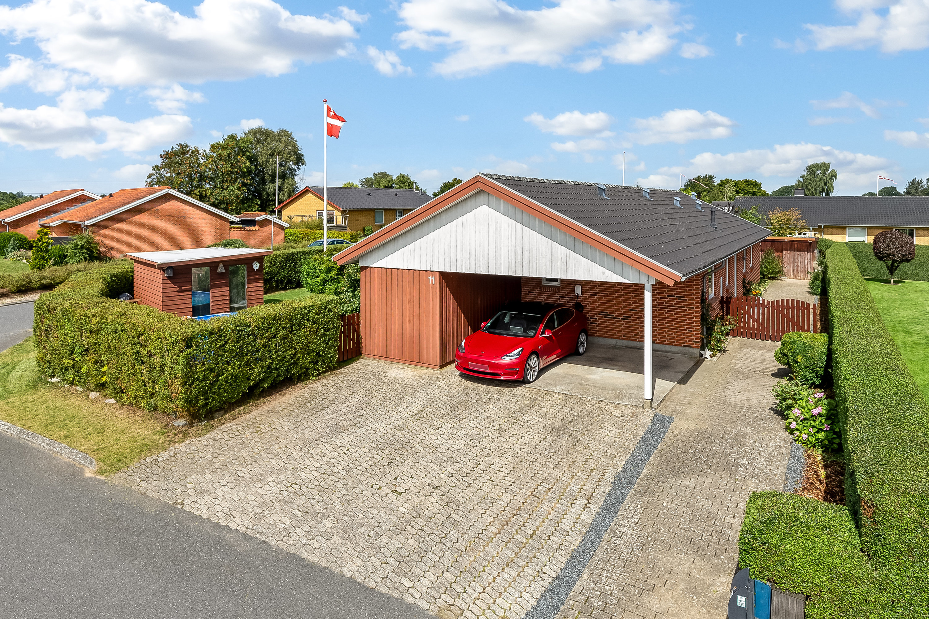 Miniaturebillede 1: mastefoto. Billede af Åbrinken 11, Taps, 6070 Christiansfeld