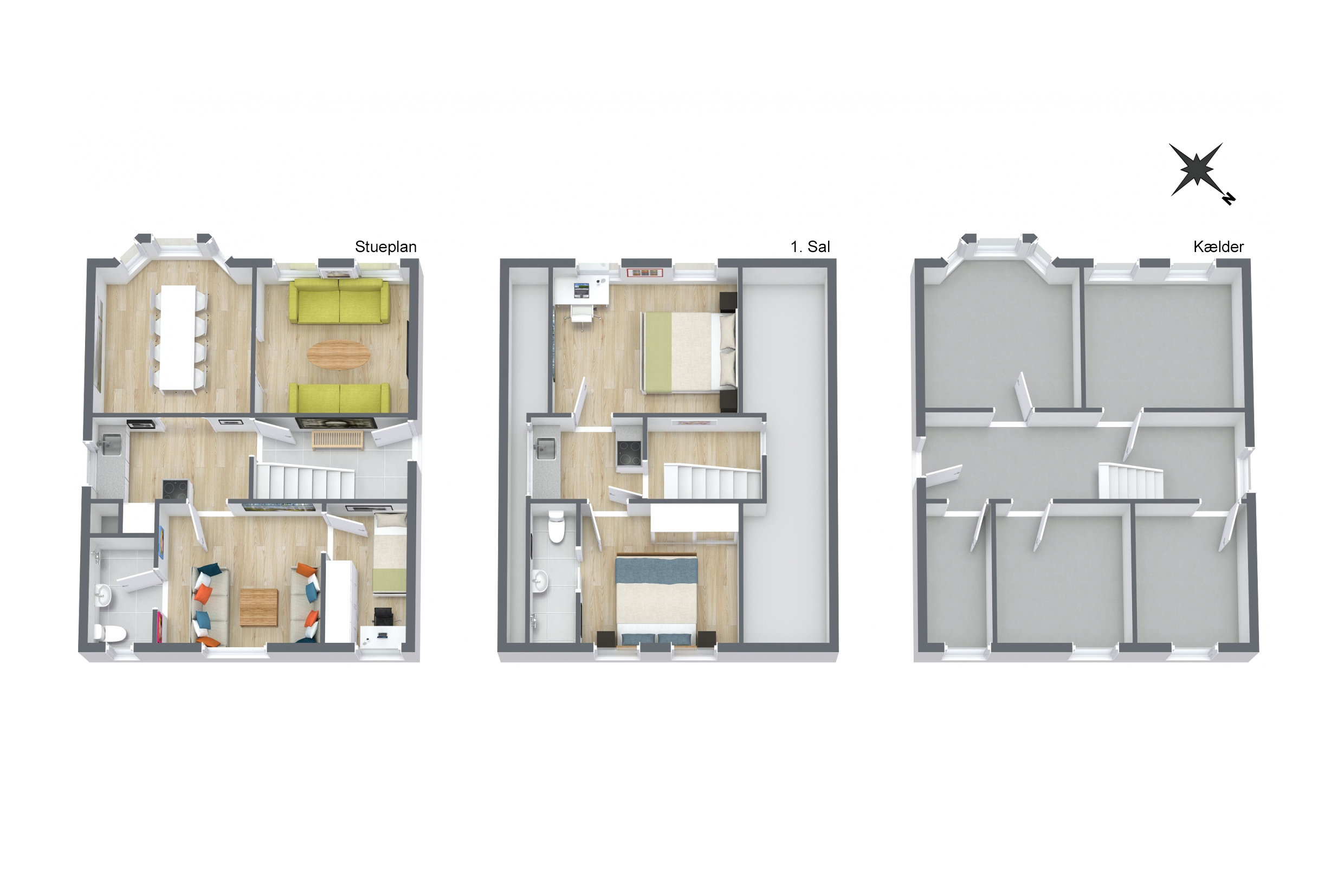 Plantegninger billede af Hjørringvej 454, 9750 Østervrå