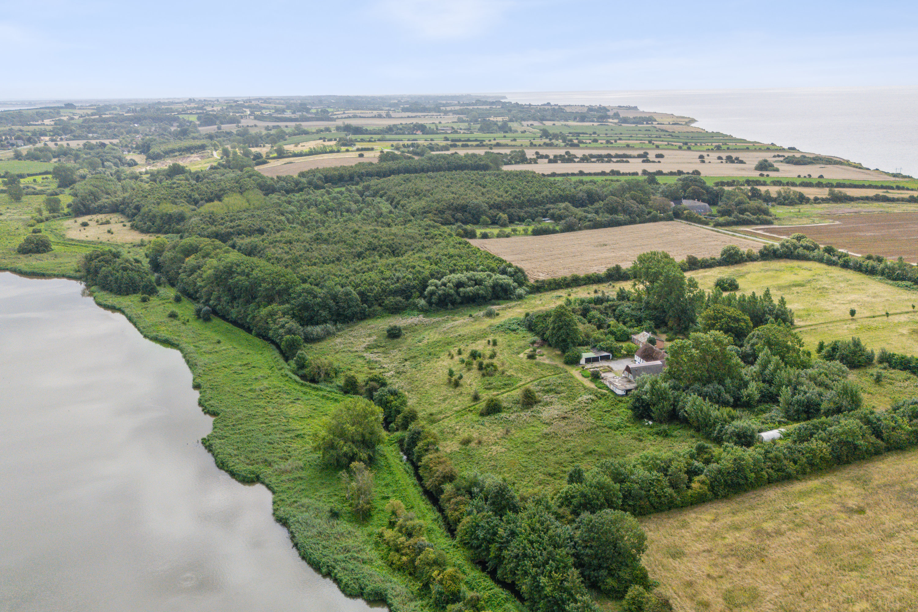 Miniaturebillede 2: luftfoto. Billede af Lebymarksvej 8, 5985 Søby Ærø