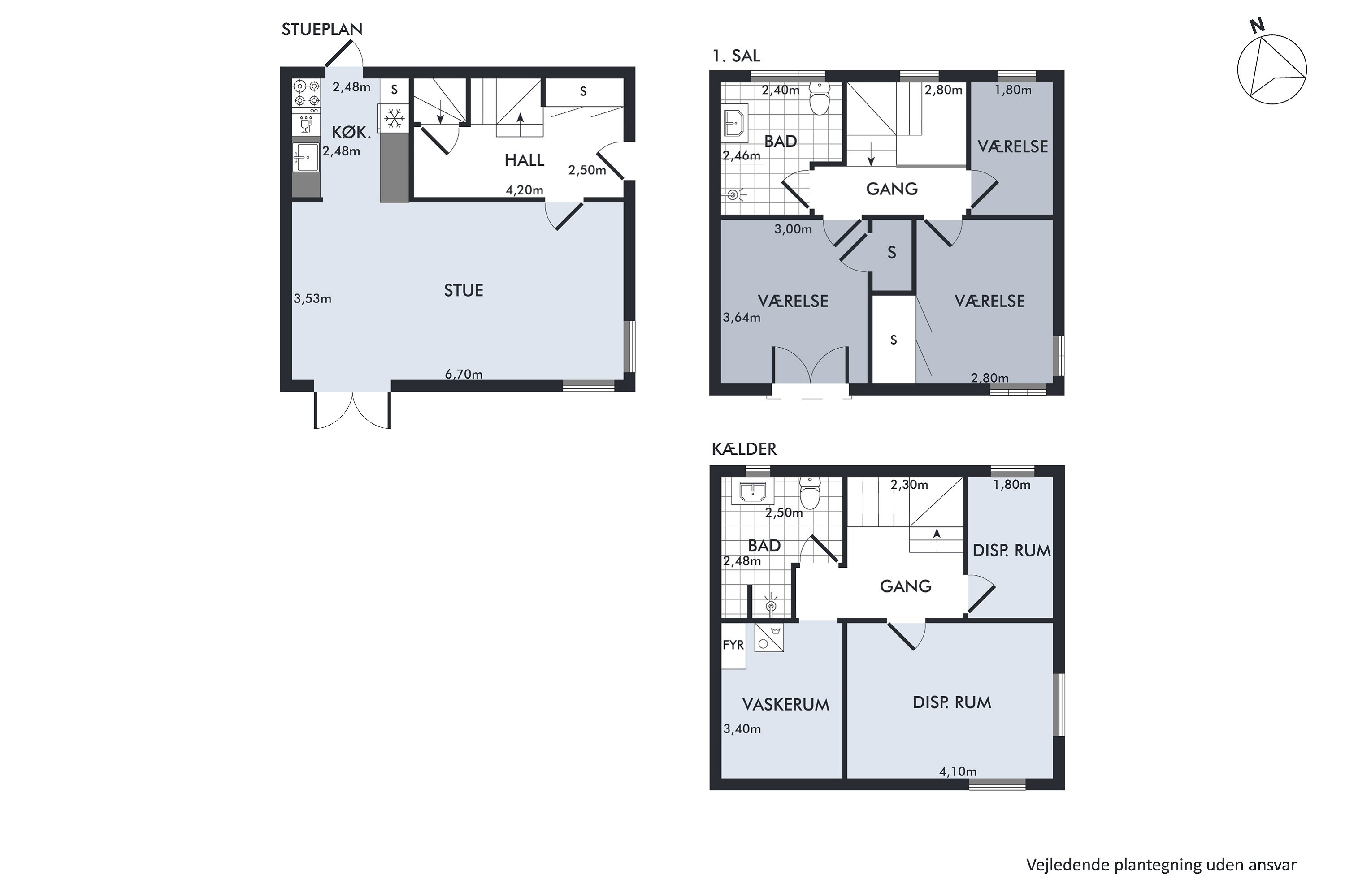 Plantegninger billede af Christian X's Alle 82, 2800 Kongens Lyngby