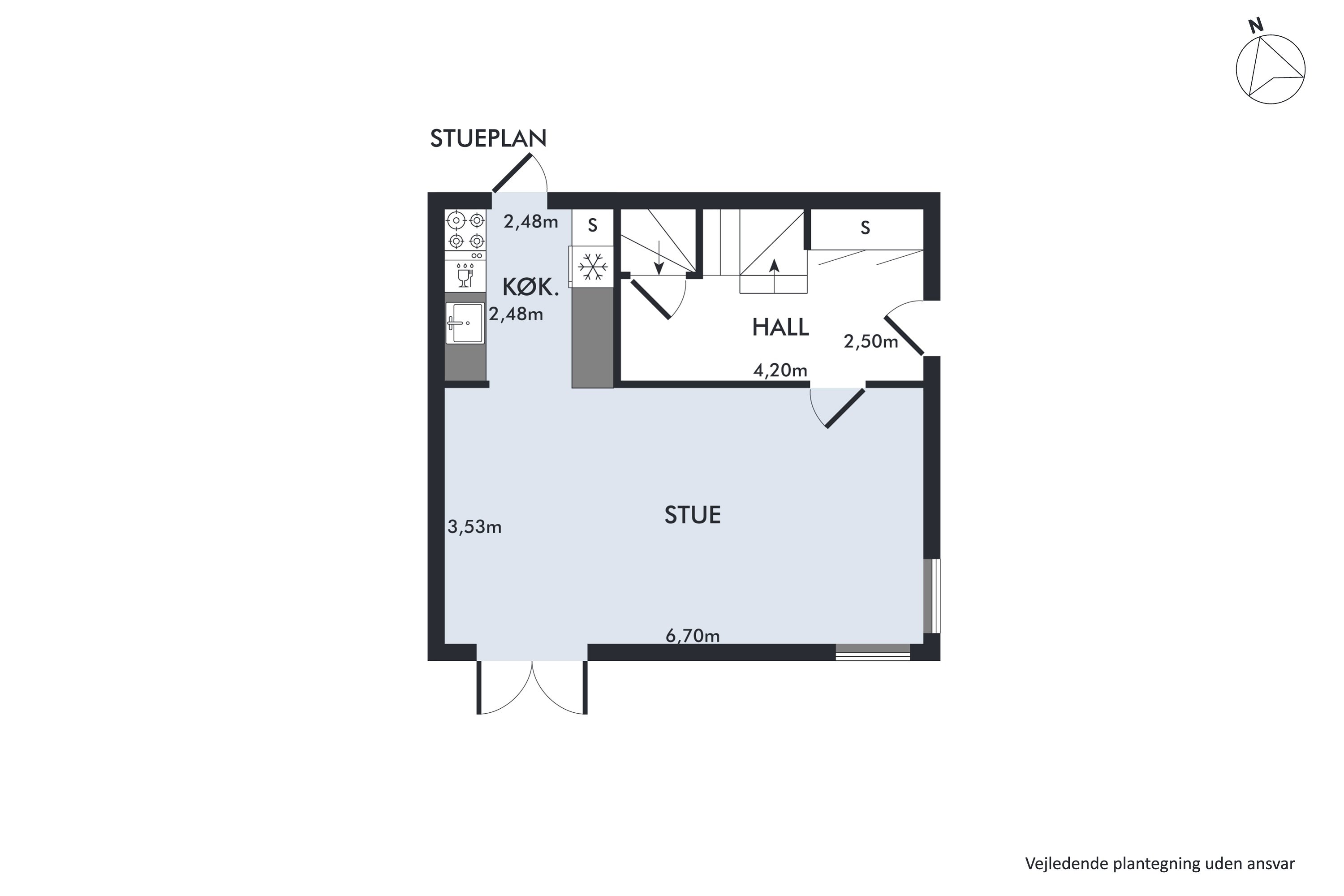 Plantegninger billede af Christian X's Alle 82, 2800 Kongens Lyngby