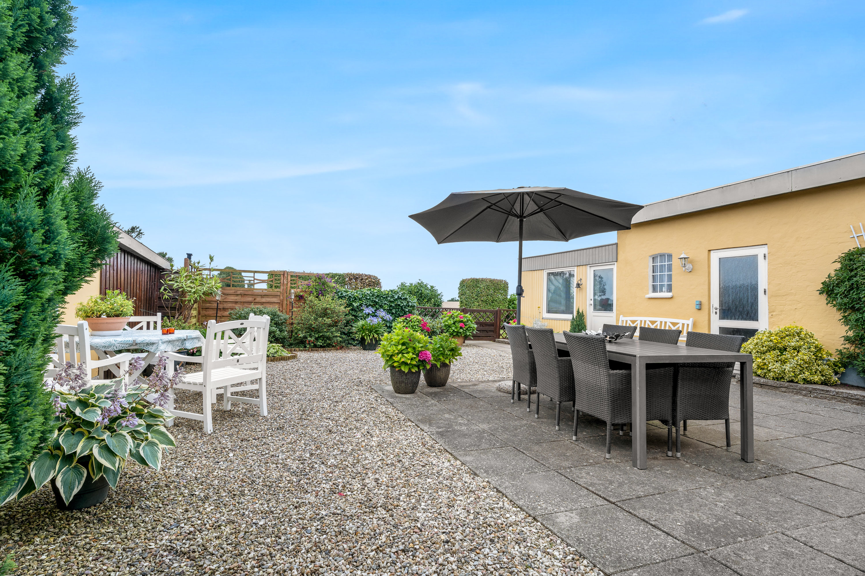 Fremhævet overdækket terrasse billede i fuldskærmstilstand. Billede af Idalundvej 13, 4990 Sakskøbing