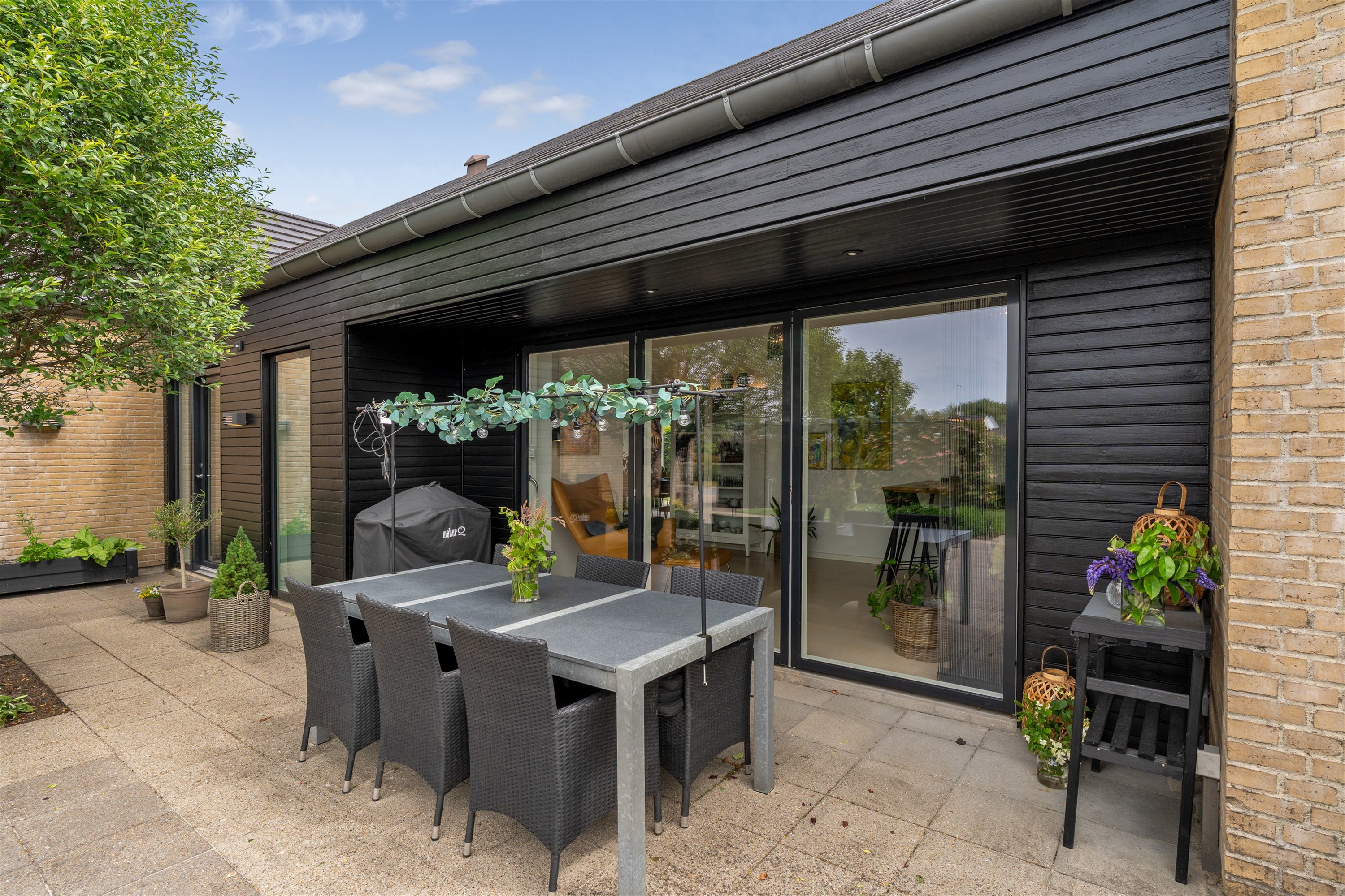 Fremhævet terrasse billede i fuldskærmstilstand. Billede af Lillevang 95, 7190 Billund