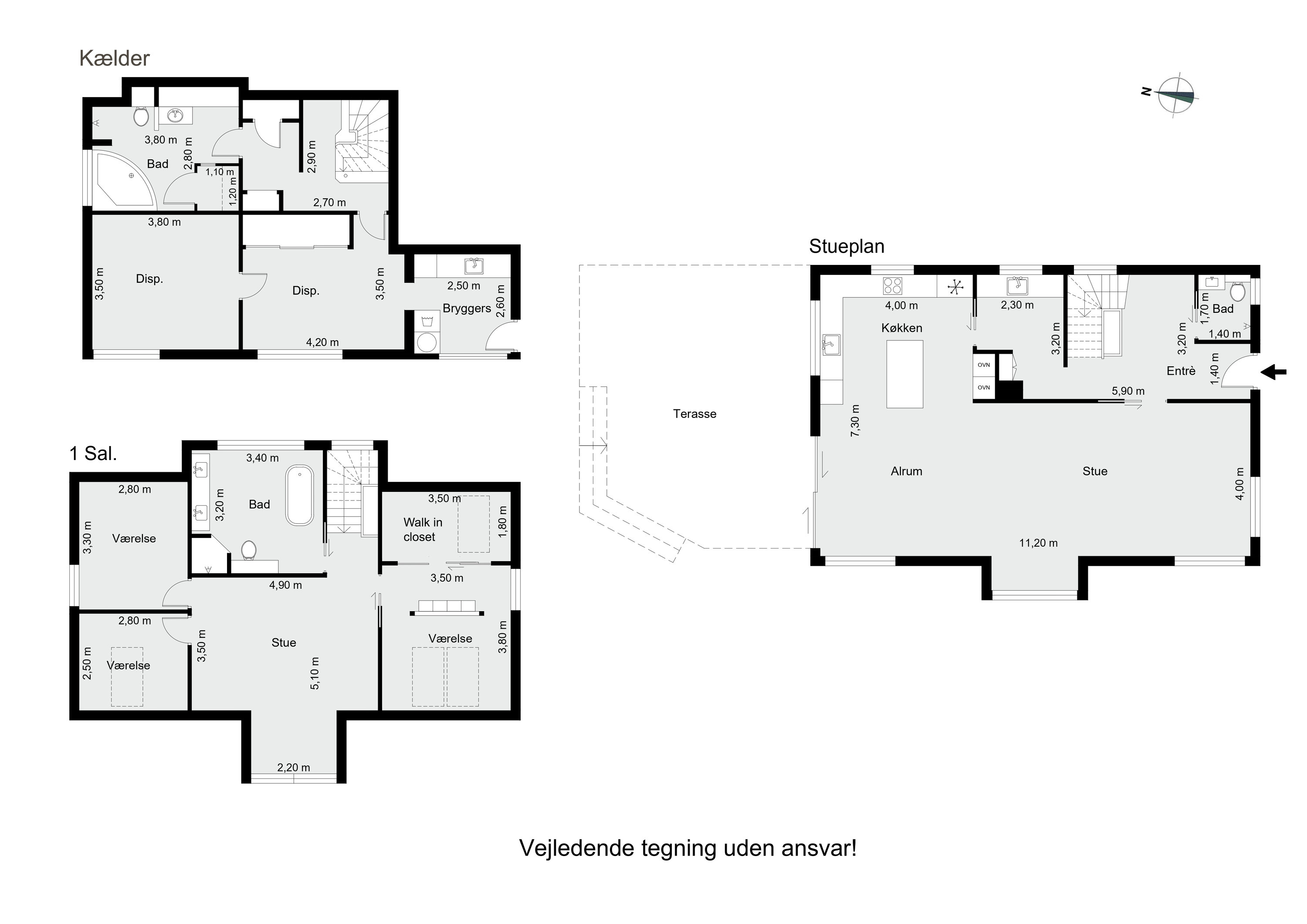 Plantegninger billede af Højlundvej 4, Voervadsbro, 8660 Skanderborg