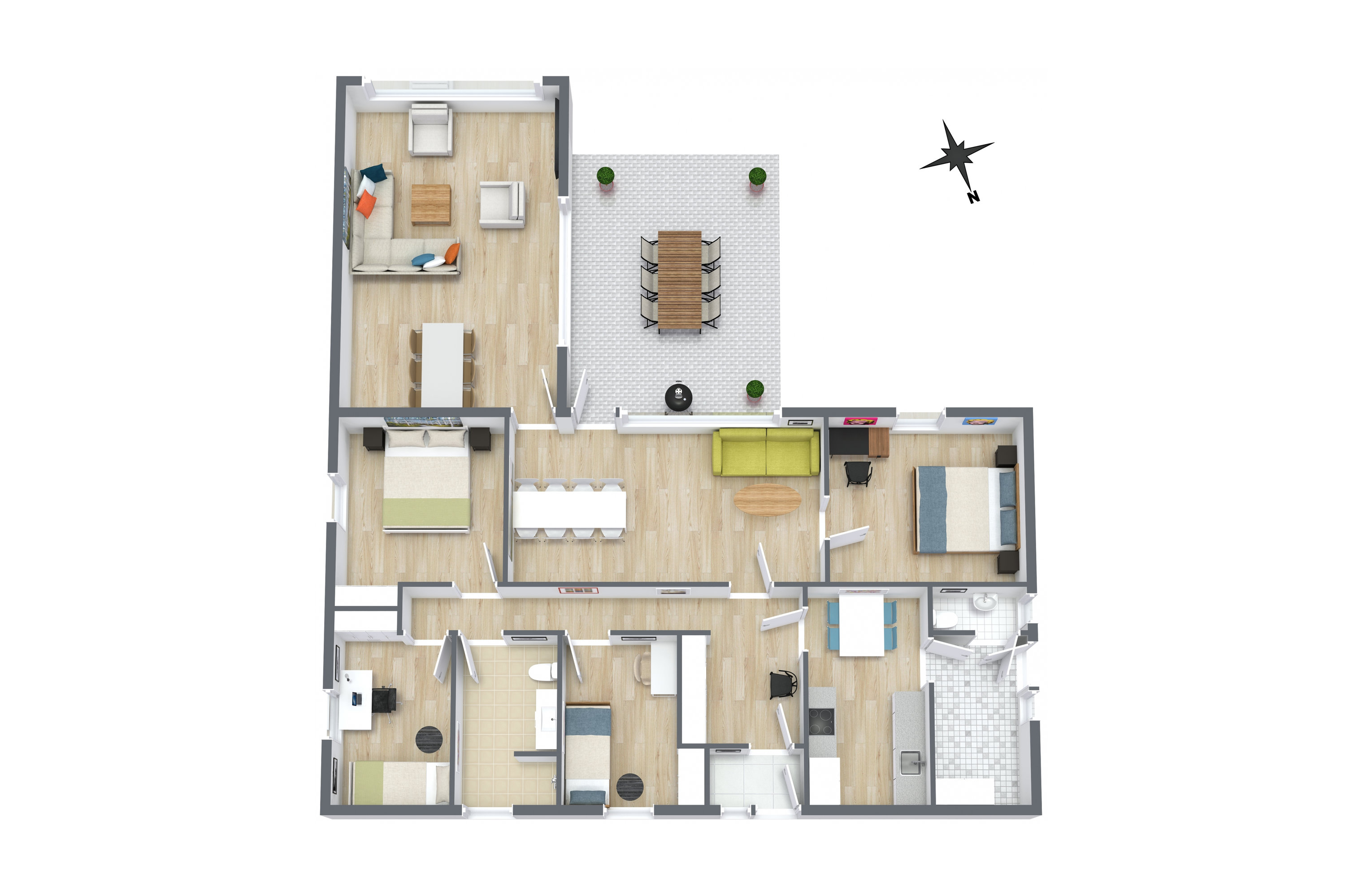 Plantegninger billede af Præstebakken 18, 9830 Tårs