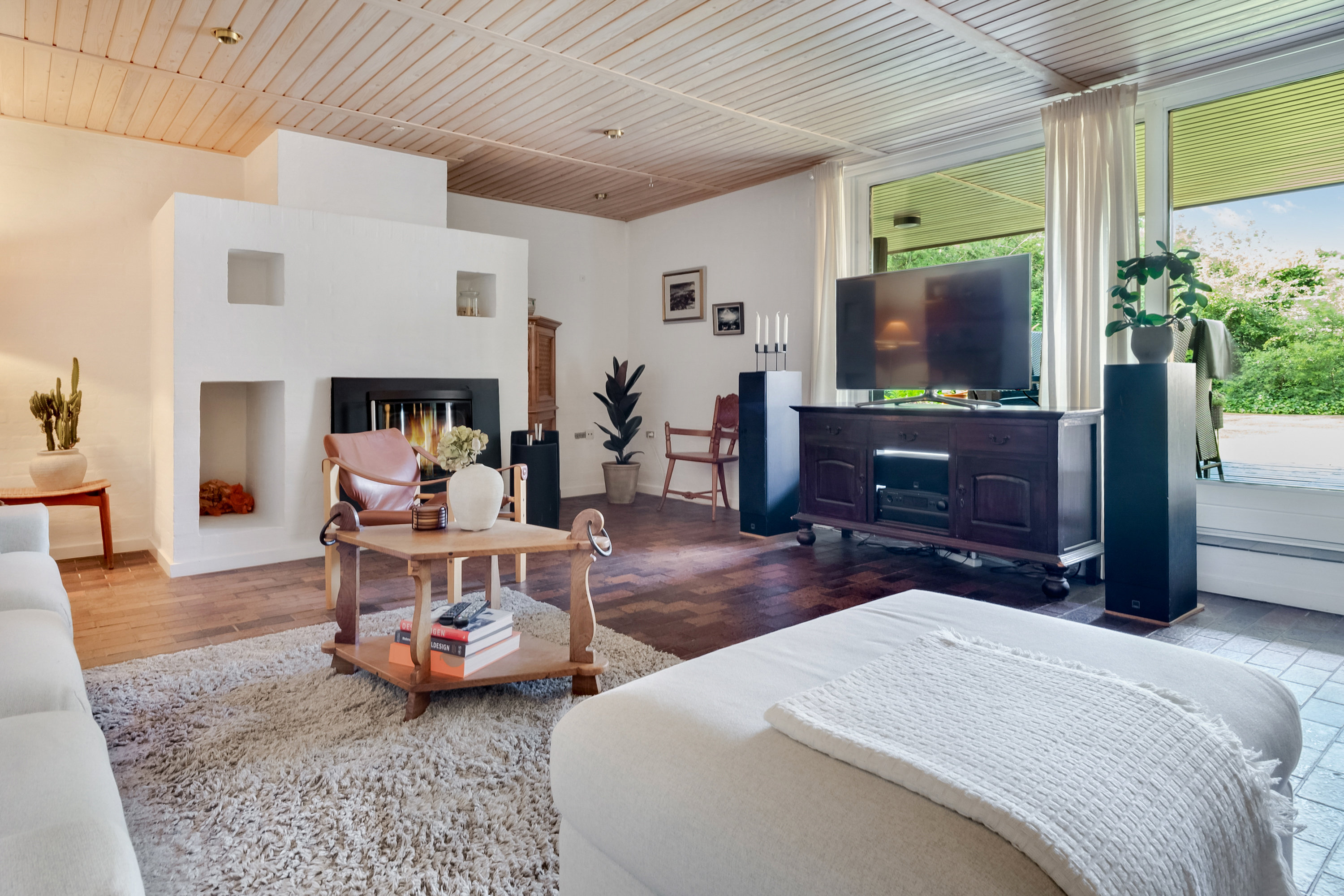 Fremhævet stue billede i fuldskærmstilstand. Billede af Flintebjergvænget 7, Nr Broby, 5672 Broby