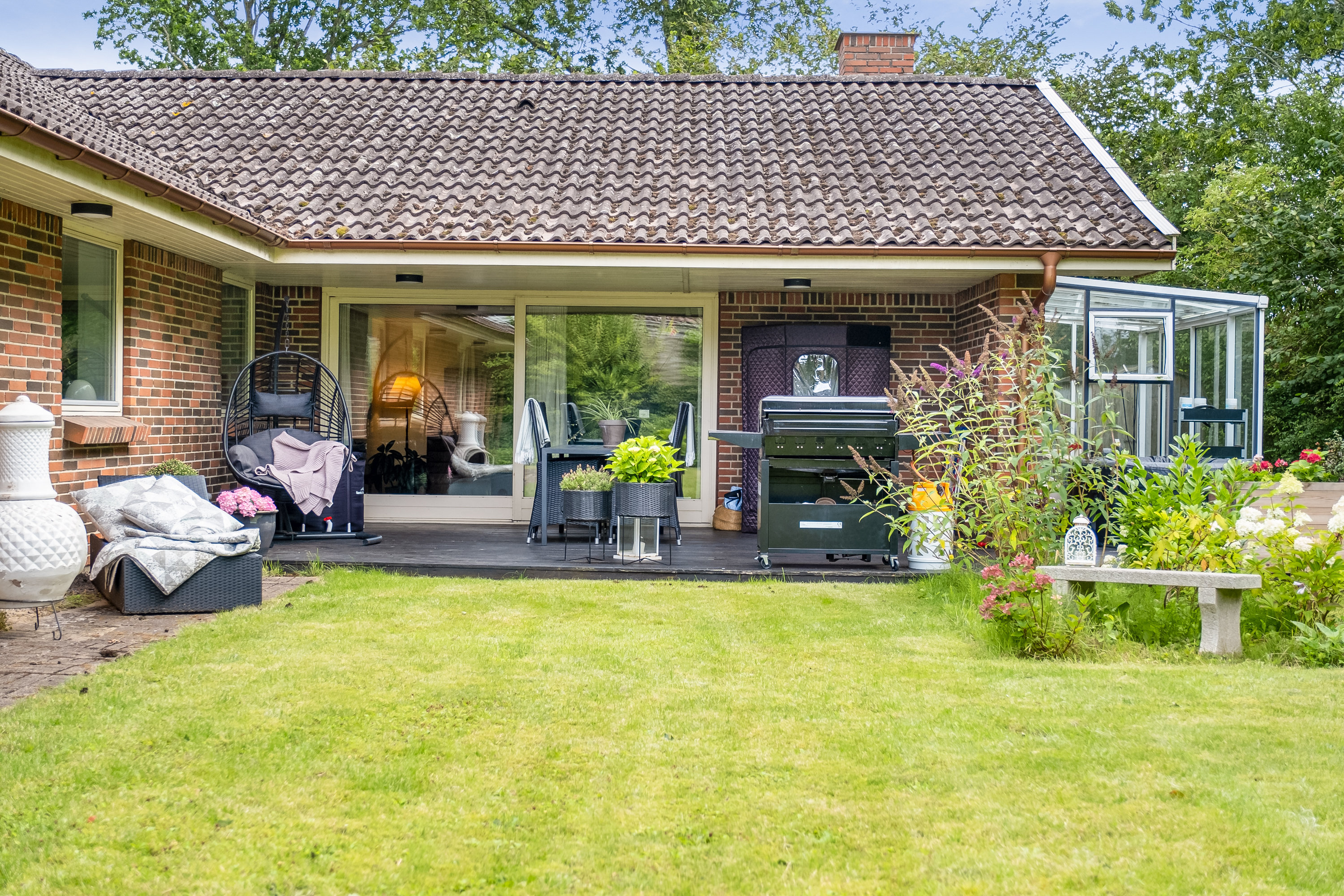 Fremhævet have billede i fuldskærmstilstand. Billede af Flintebjergvænget 7, Nr Broby, 5672 Broby