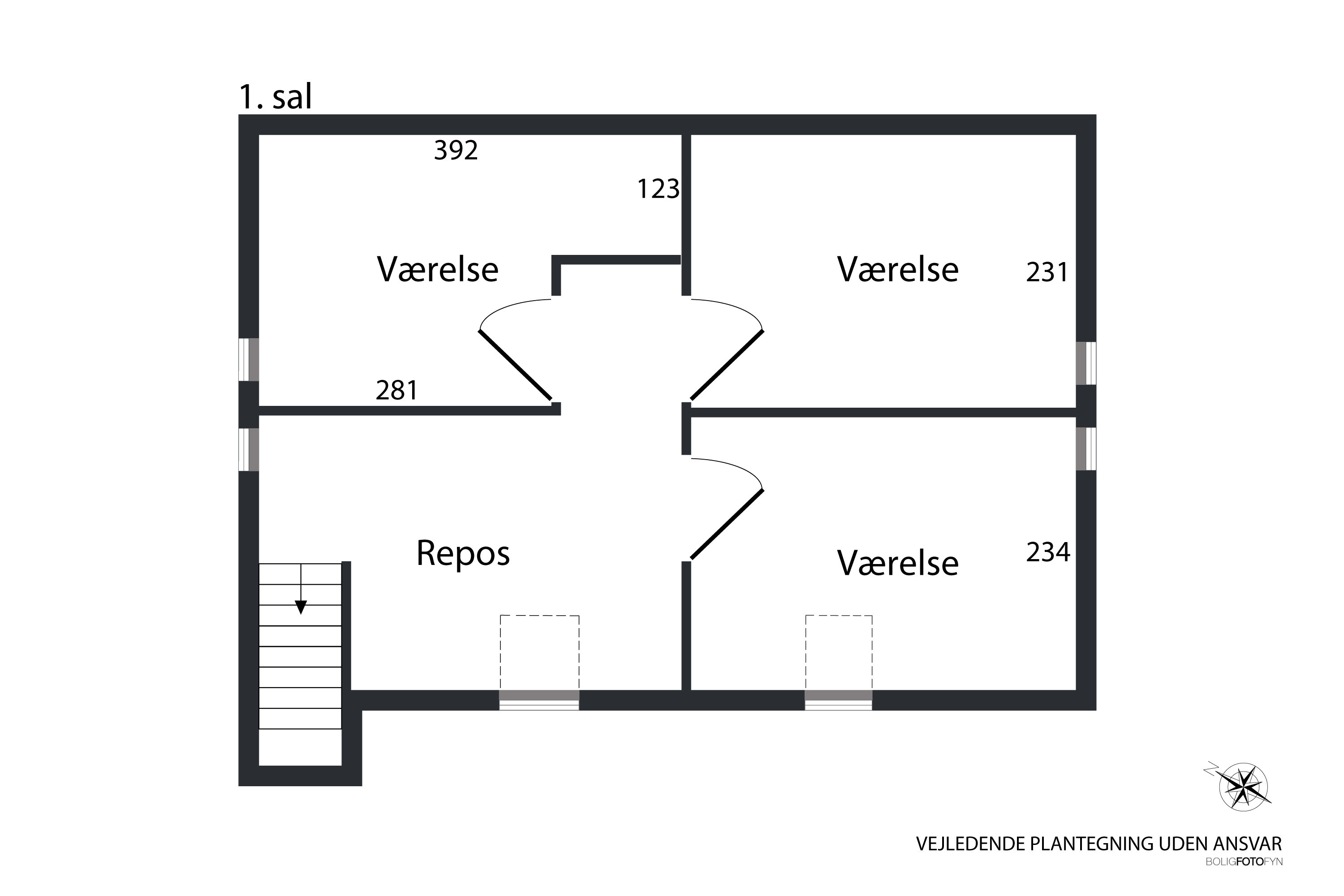 Plantegninger billede af Buchwaldsvej 12, Tommerup St, 5690 Tommerup