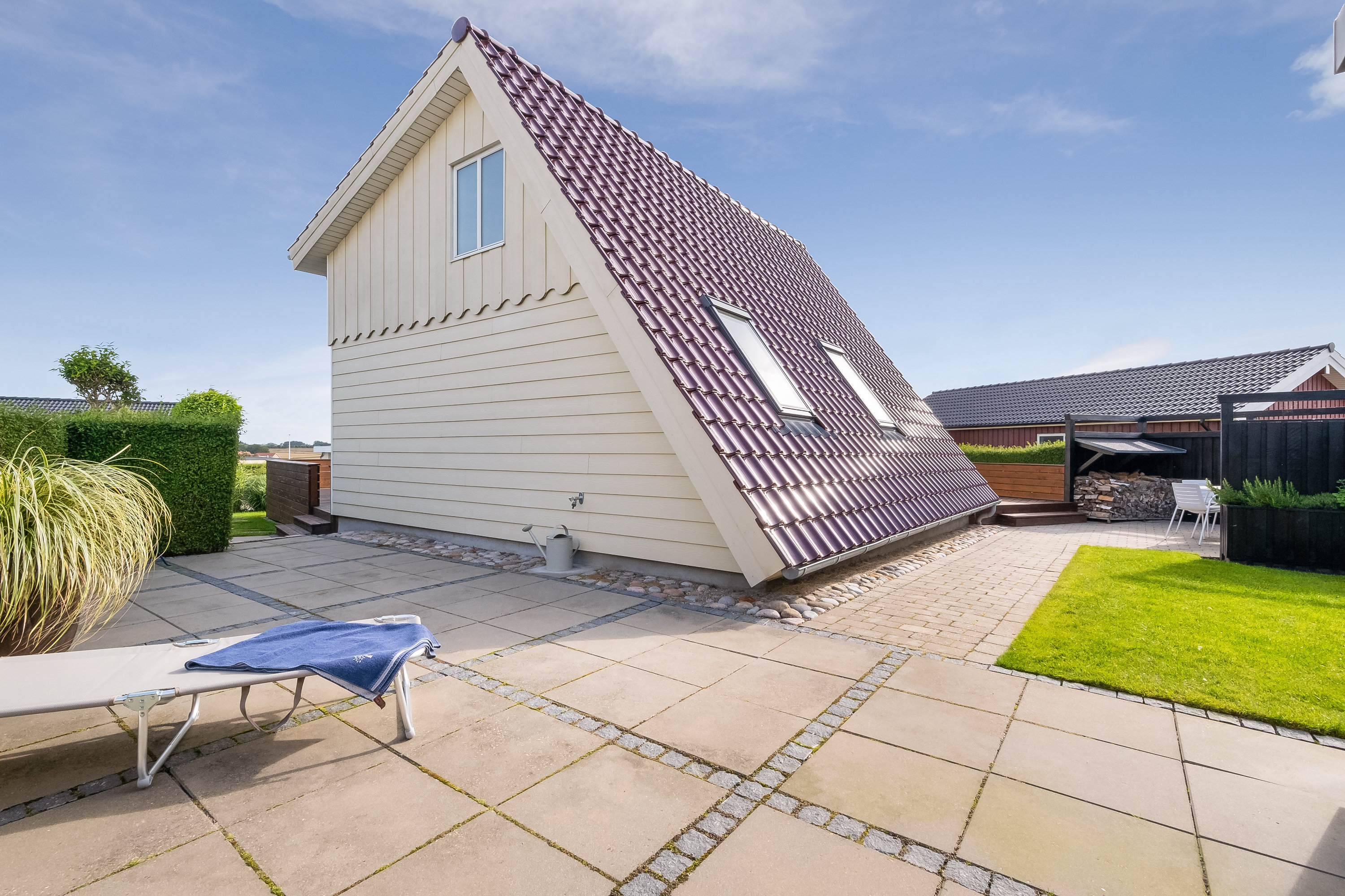 Fremhævet terrasse billede i fuldskærmstilstand. Billede af Kløvervej 43, 5300 Kerteminde