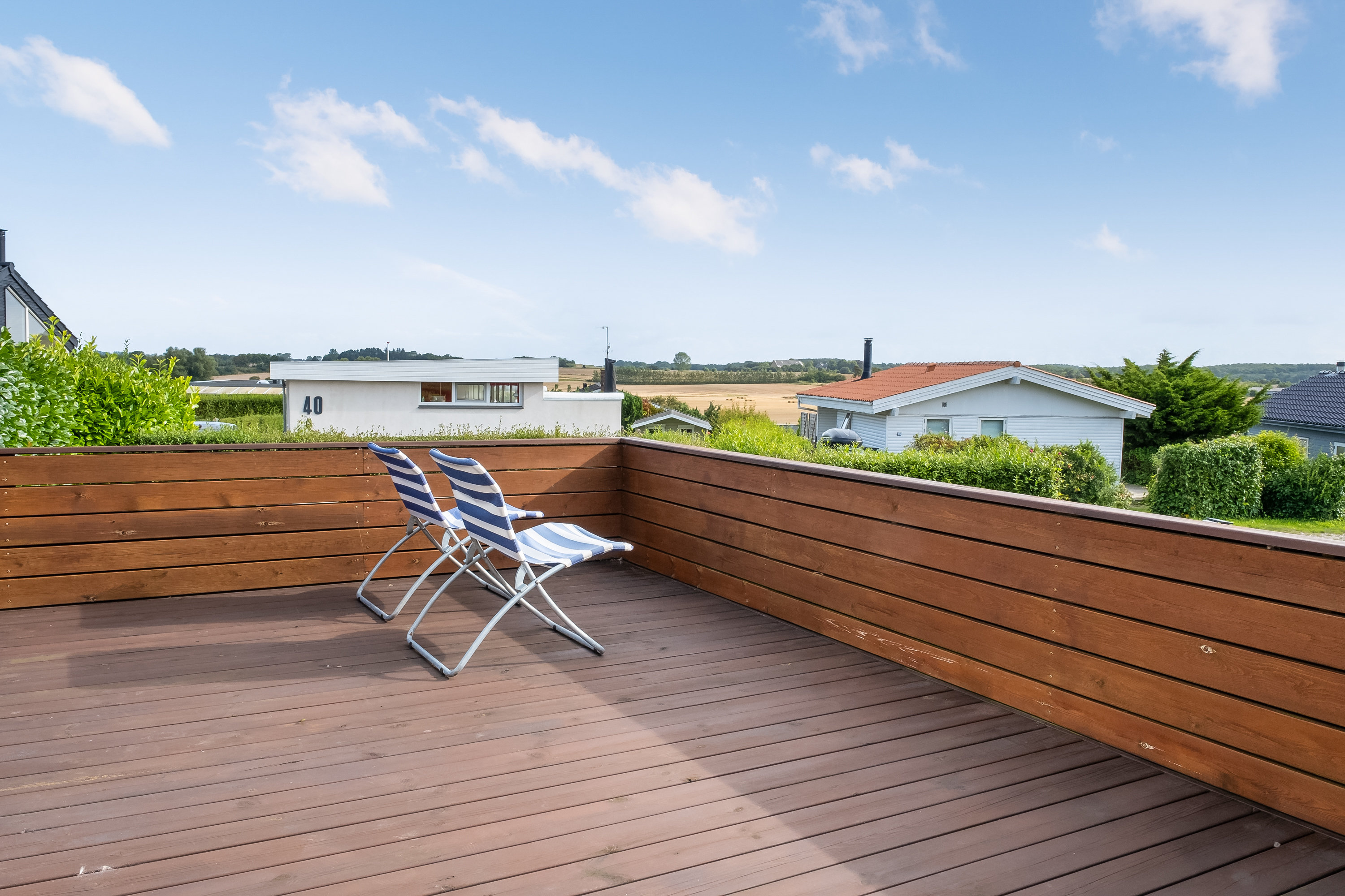 Fremhævet terrasse billede i fuldskærmstilstand. Billede af Kløvervej 43, 5300 Kerteminde