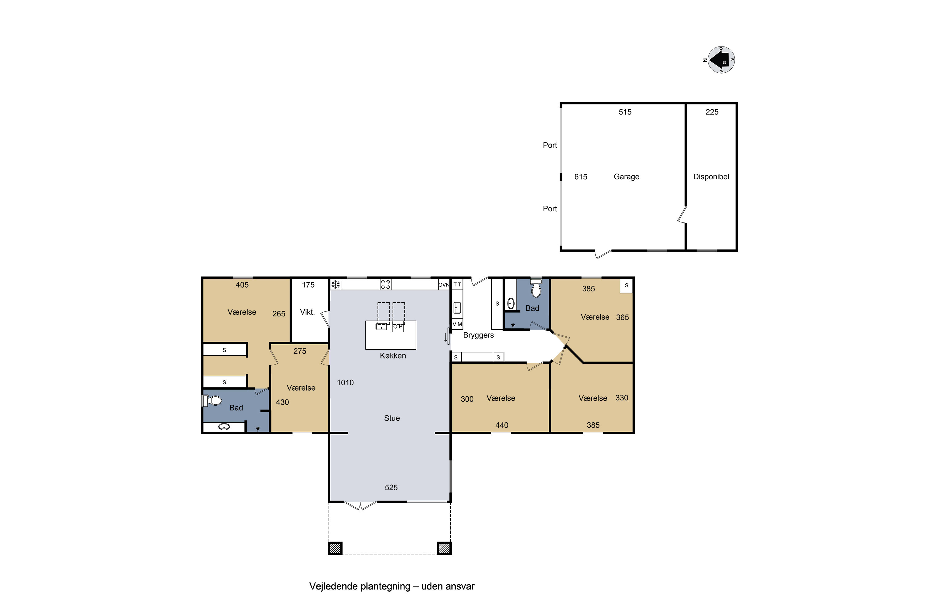 Plantegninger billede af Kildevej 24, 4130 Viby Sjælland
