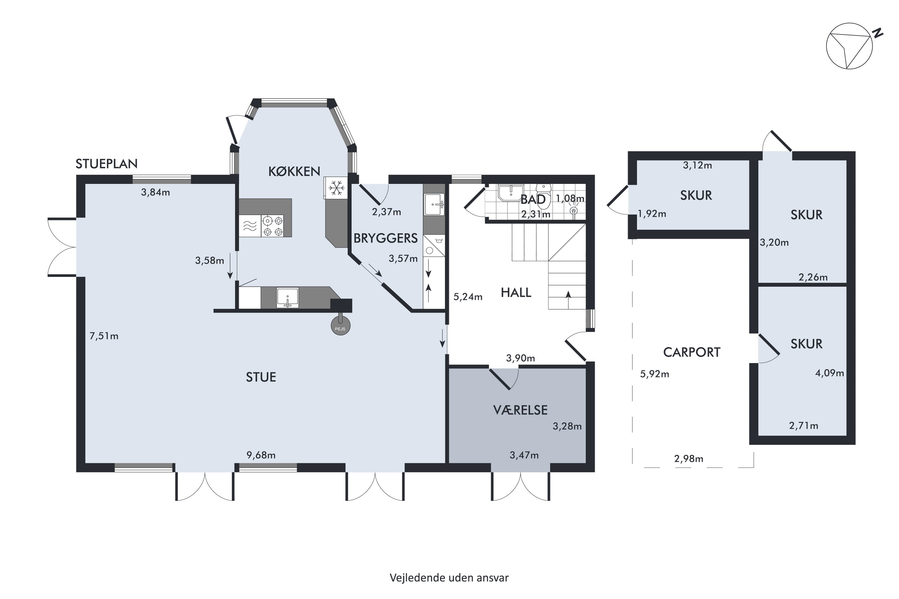 Plantegninger billede af Bækbjerg 8, Rinkenæs, 6300 Gråsten