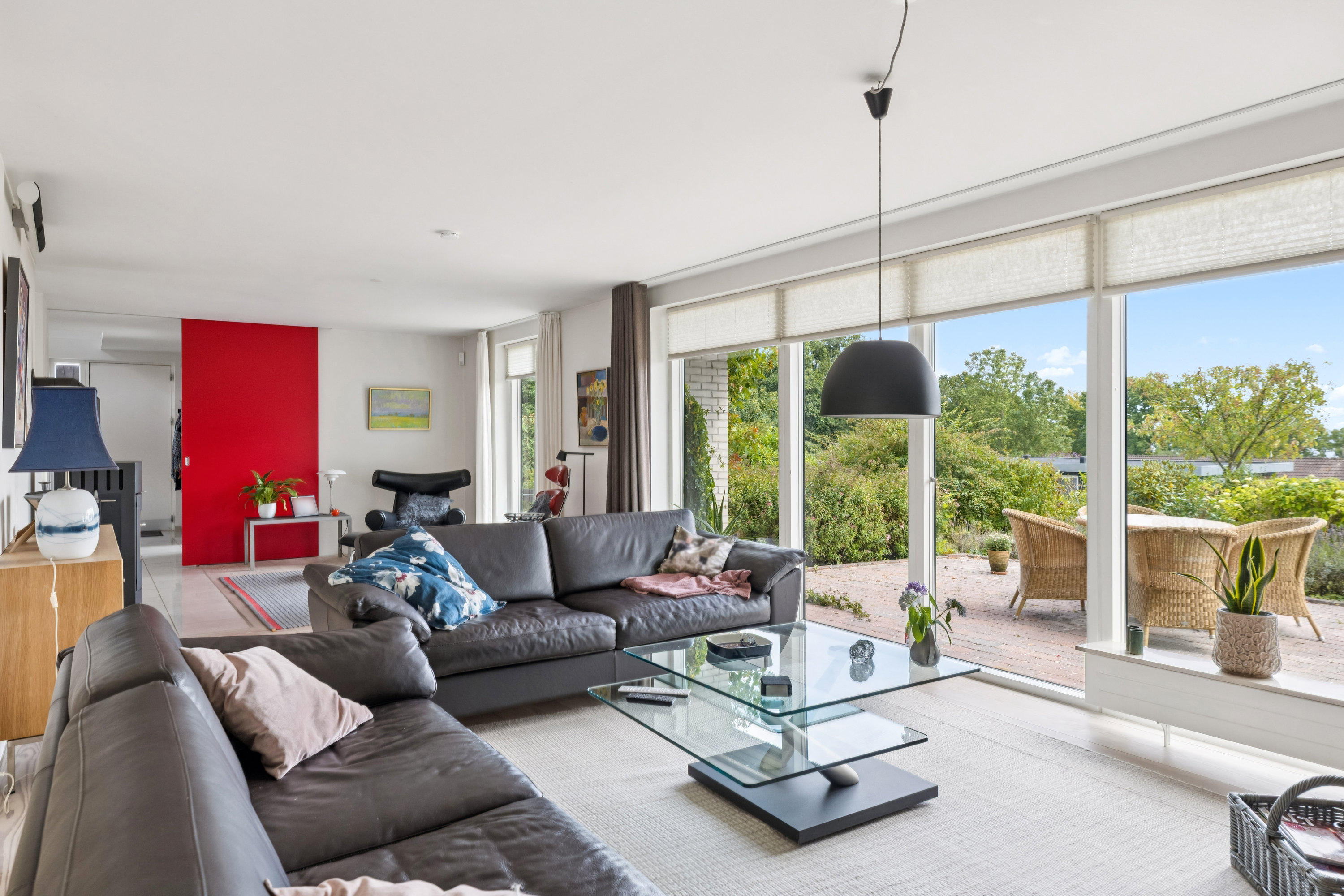 Fremhævet stue billede i fuldskærmstilstand. Billede af Bækbjerg 8, Rinkenæs, 6300 Gråsten