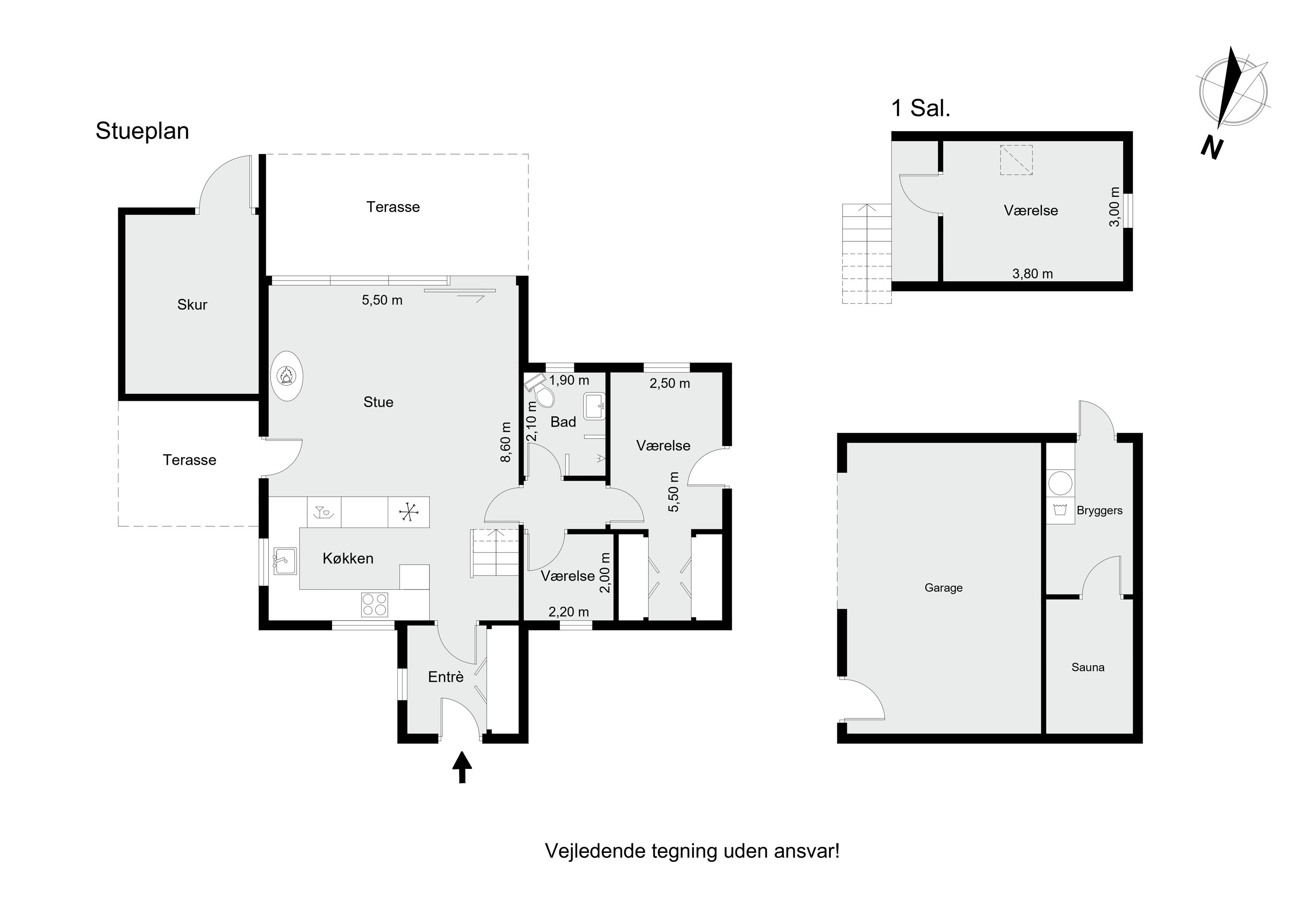 Plantegninger billede af Venøvej 94, Ørslevkl Sø, 7840 Højslev