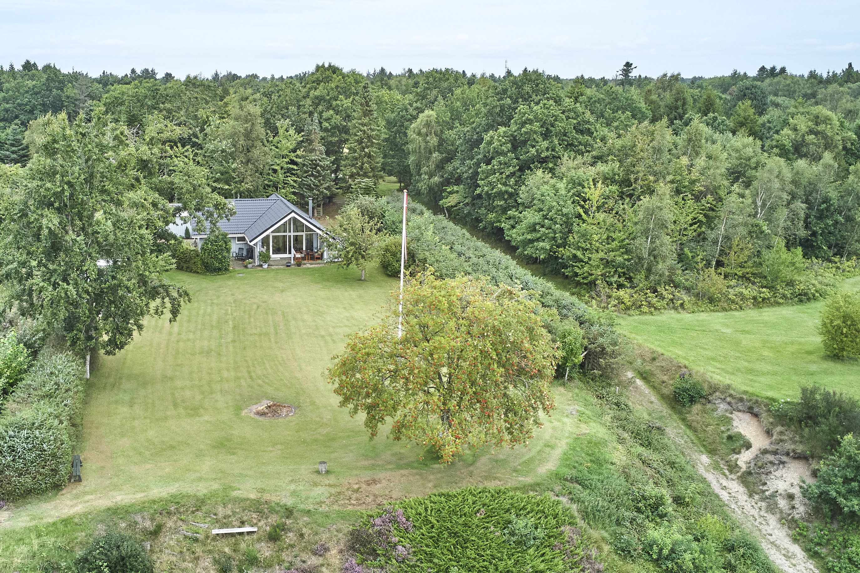 Fremhævet luftfoto billede i fuldskærmstilstand. Billede af Venøvej 94, Ørslevkl Sø, 7840 Højslev