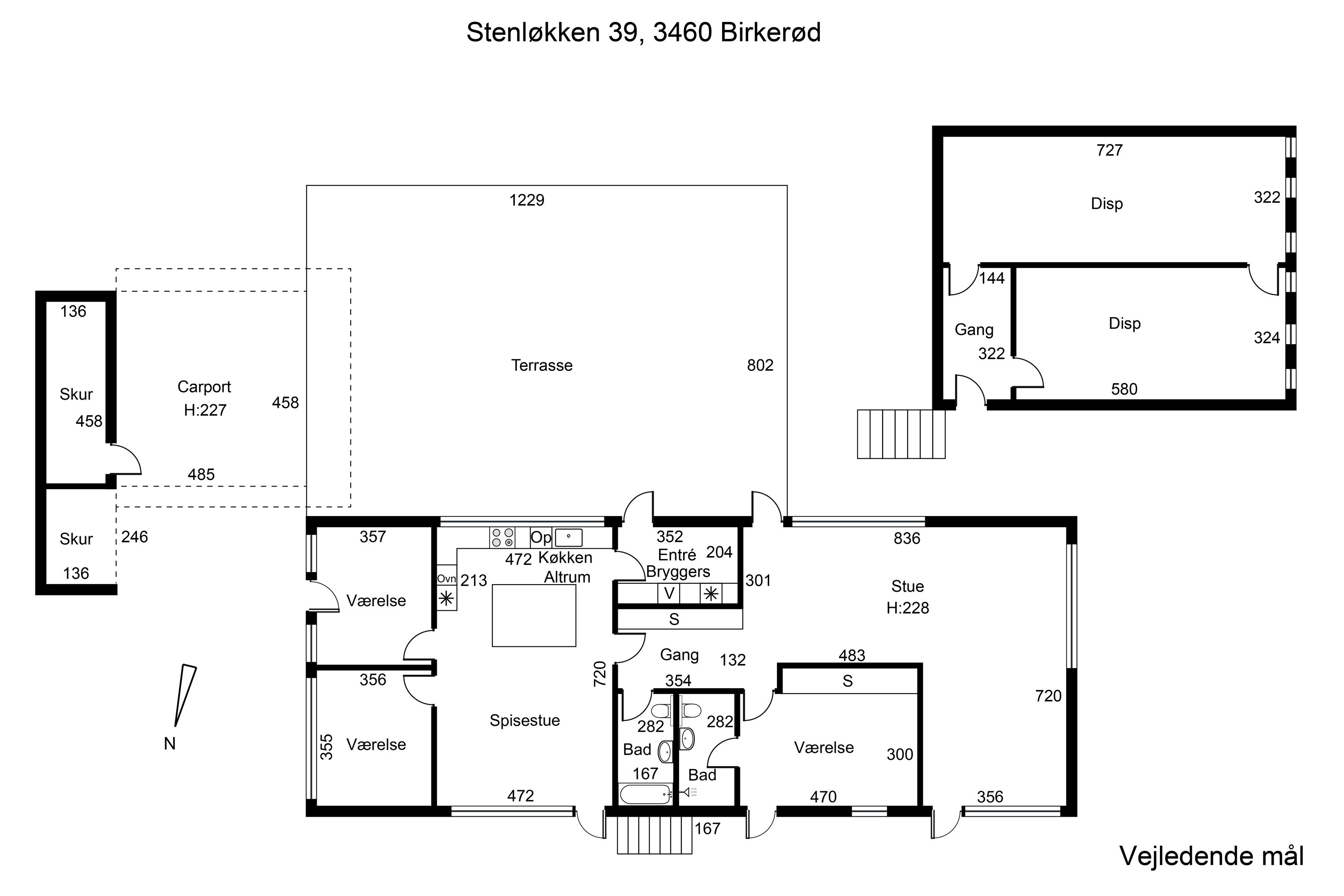 Plantegninger billede af Stenløkken 39, 3460 Birkerød