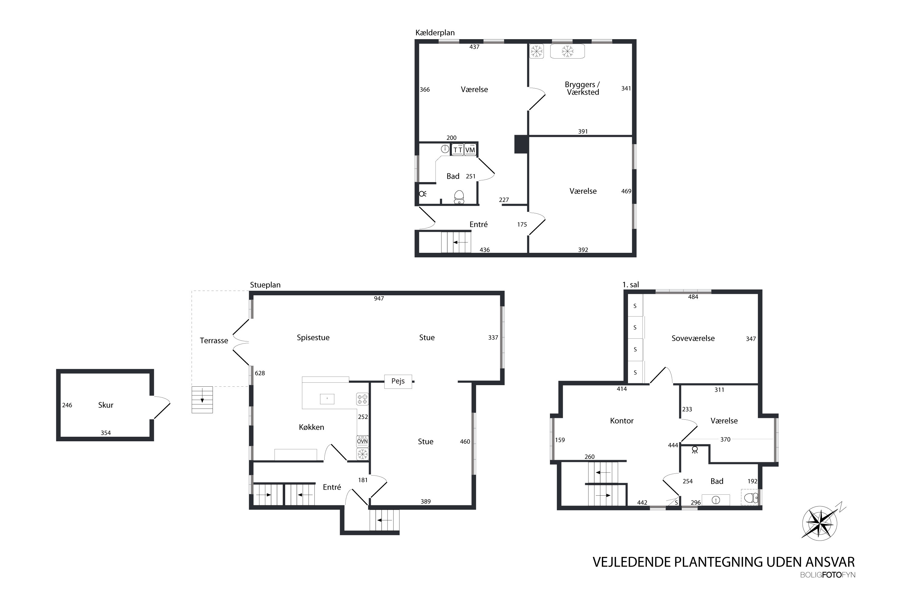 Plantegninger billede af Kastanievej 8, 5230 Odense M