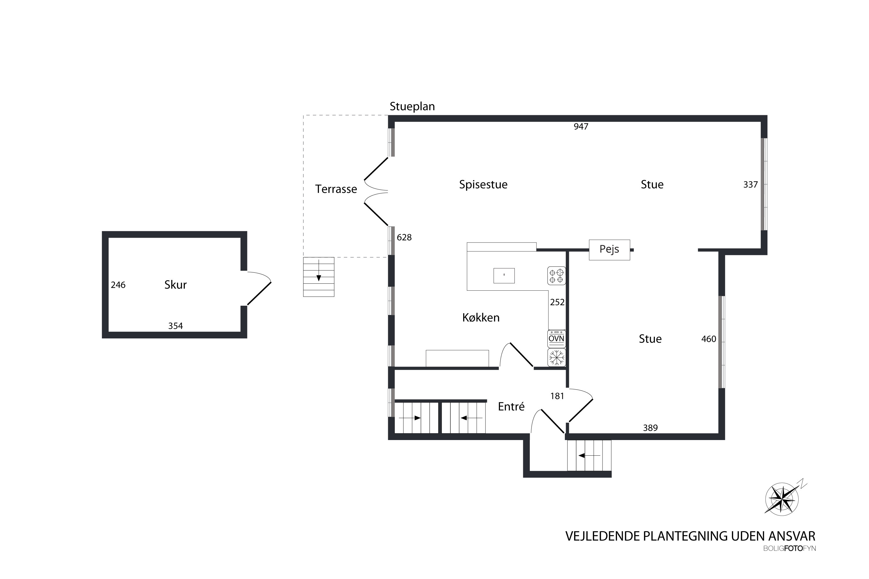 Plantegninger billede af Kastanievej 8, 5230 Odense M