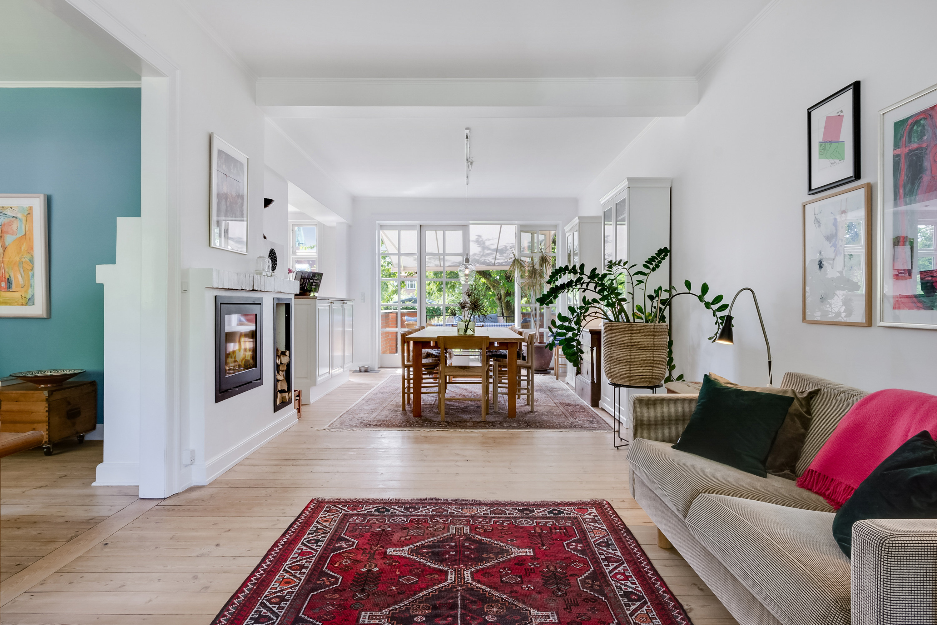 Fremhævet stue billede i fuldskærmstilstand. Billede af Kastanievej 8, 5230 Odense M