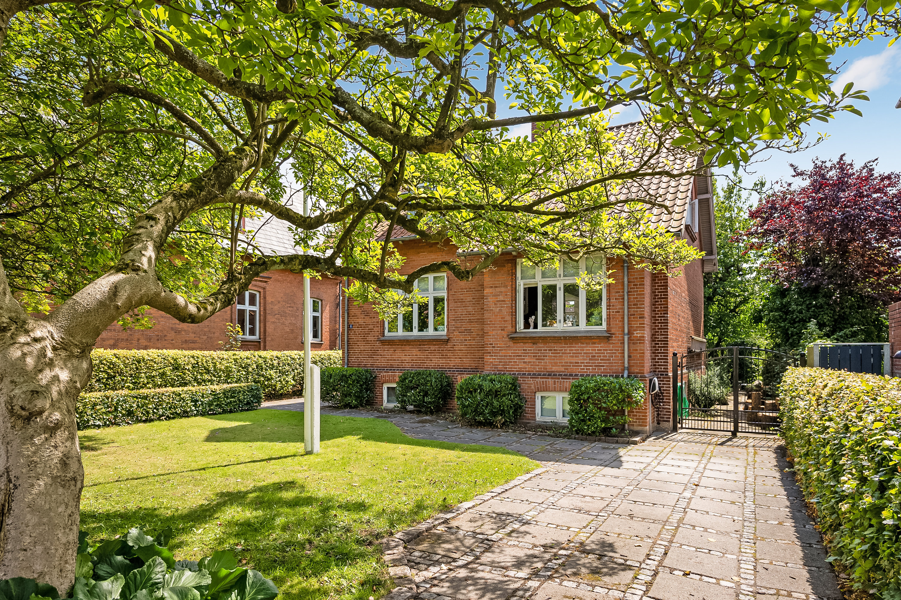 Villa: Facade på Kastanievej 8, 5230 Odense M