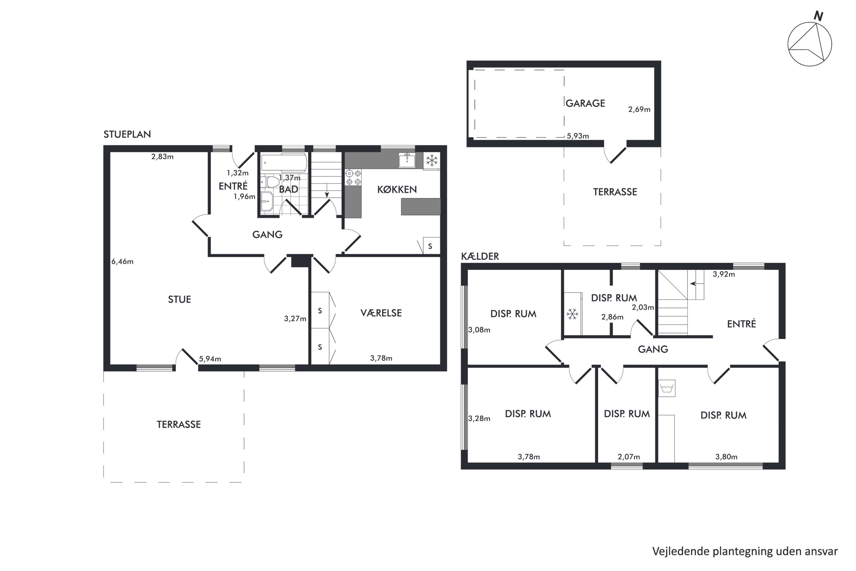 Plantegninger billede af Ørbækvej 60, 5700 Svendborg