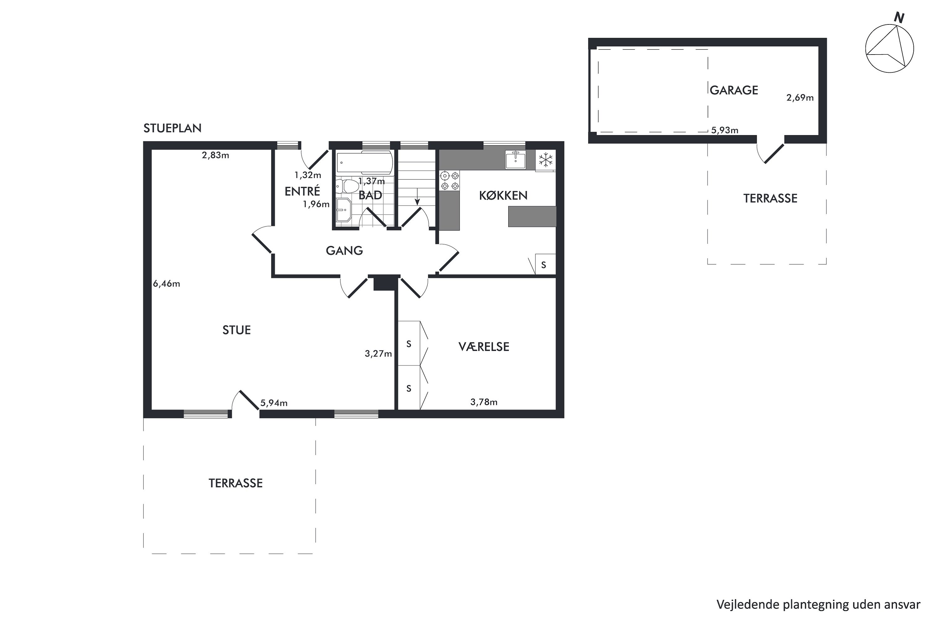 Plantegninger billede af Ørbækvej 60, 5700 Svendborg