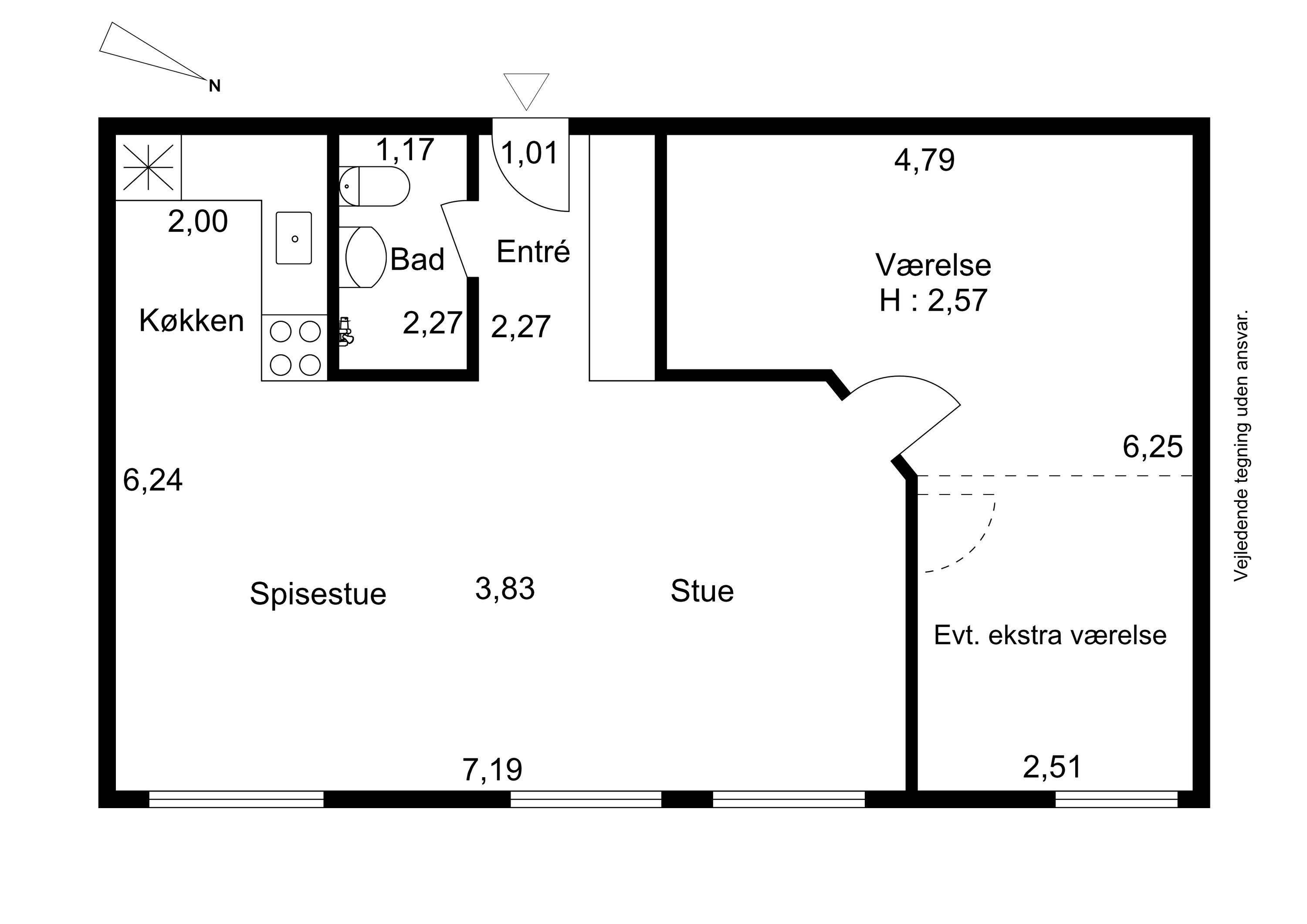 Plantegninger billede af Sandmarksbo 1, 1. 114., 4600 Køge
