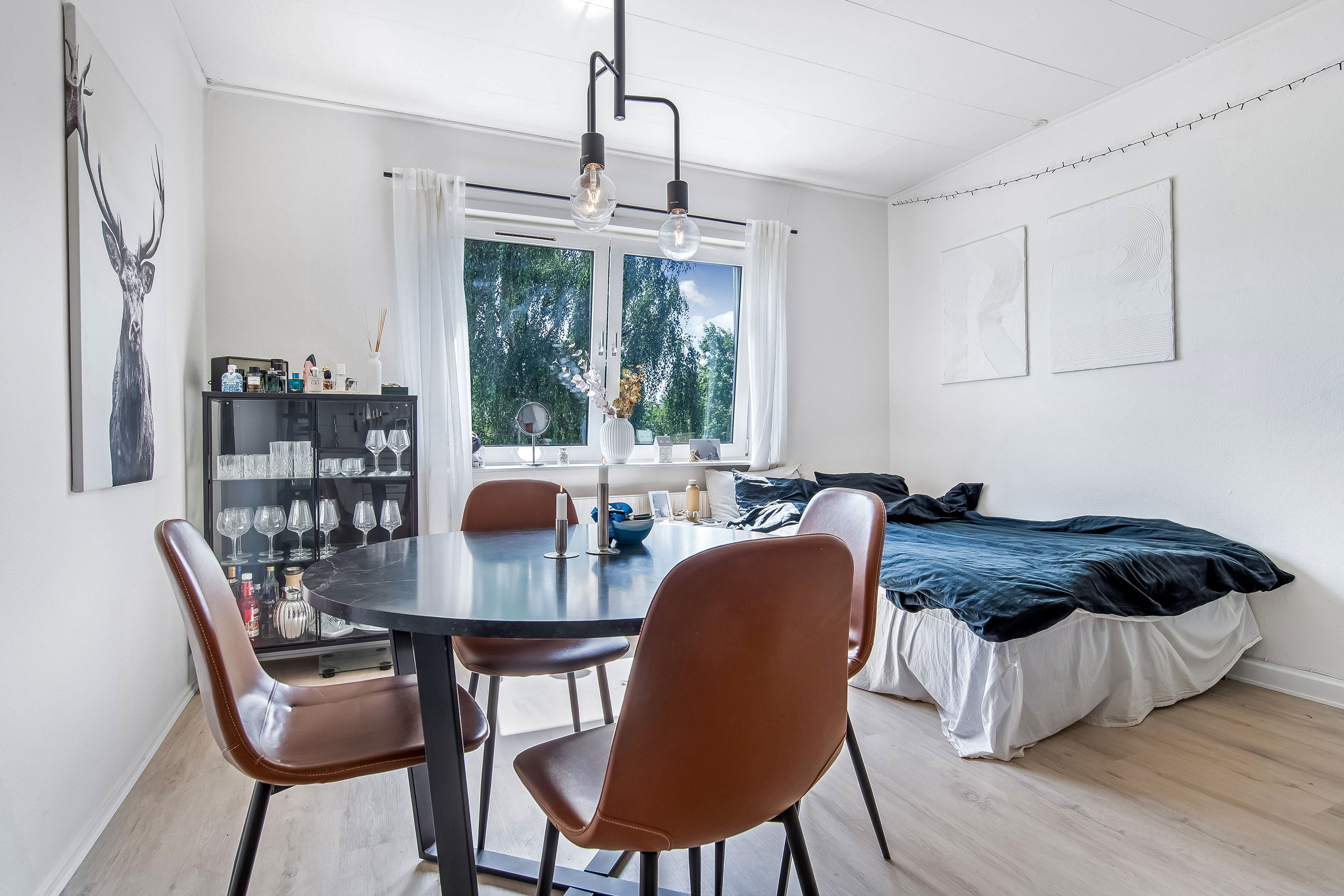 Fremhævet stue billede i fuldskærmstilstand. Billede af Doktorvænget 47, 2. mf., 7500 Holstebro