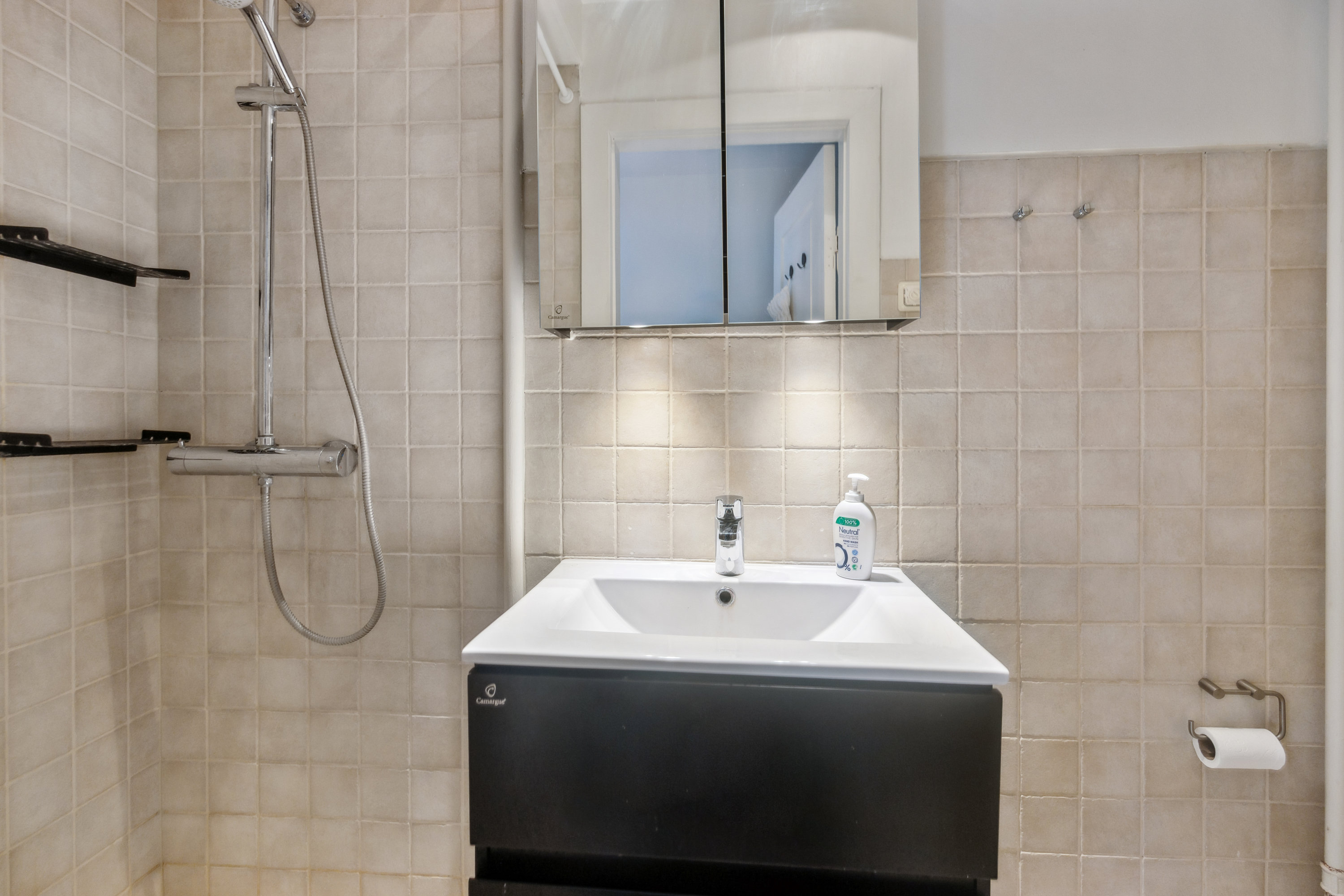 Fremhævet badeværelse billede i fuldskærmstilstand. Billede af Christiansgade 35, 1. tv., 9000 Aalborg