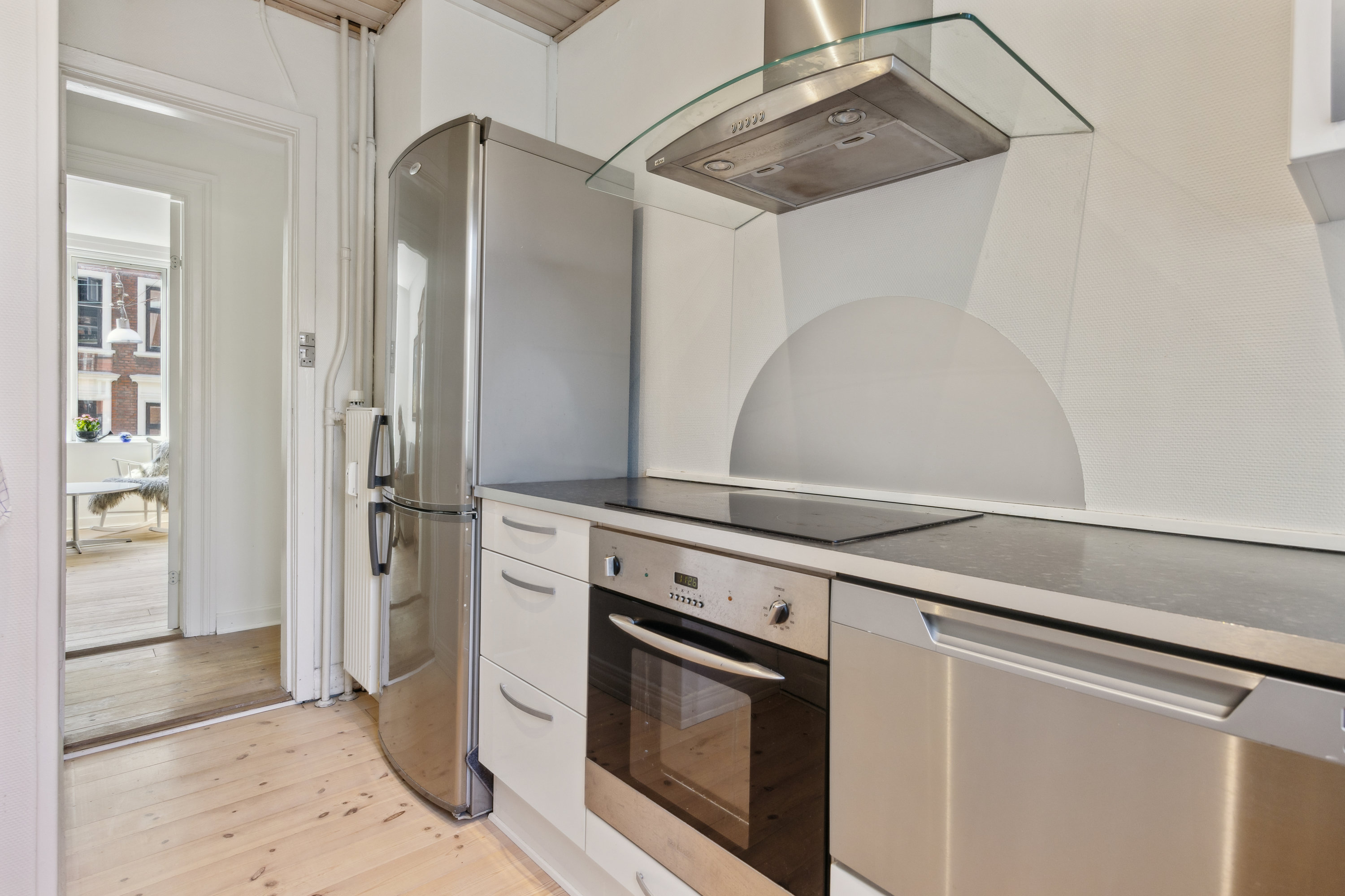 Fremhævet køkken billede i fuldskærmstilstand. Billede af Christiansgade 35, 1. tv., 9000 Aalborg