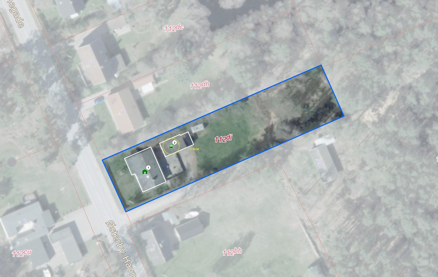 Fremhævet street view billede i fuldskærmstilstand. Billede af Østerby Havnegade 41, Østerby Havn, 9940 Læsø