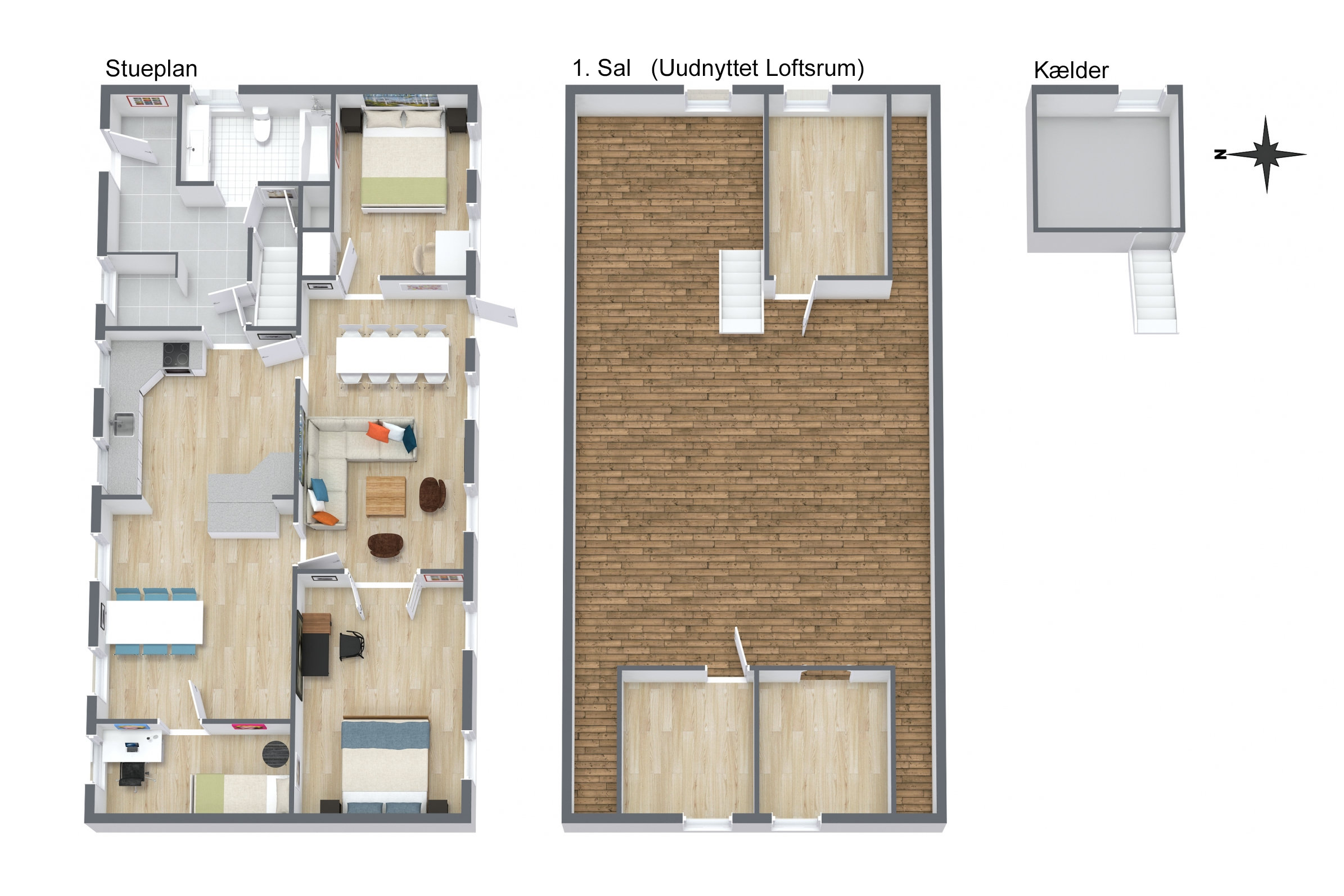 Plantegninger billede af Rydalvej 61, 9900 Frederikshavn