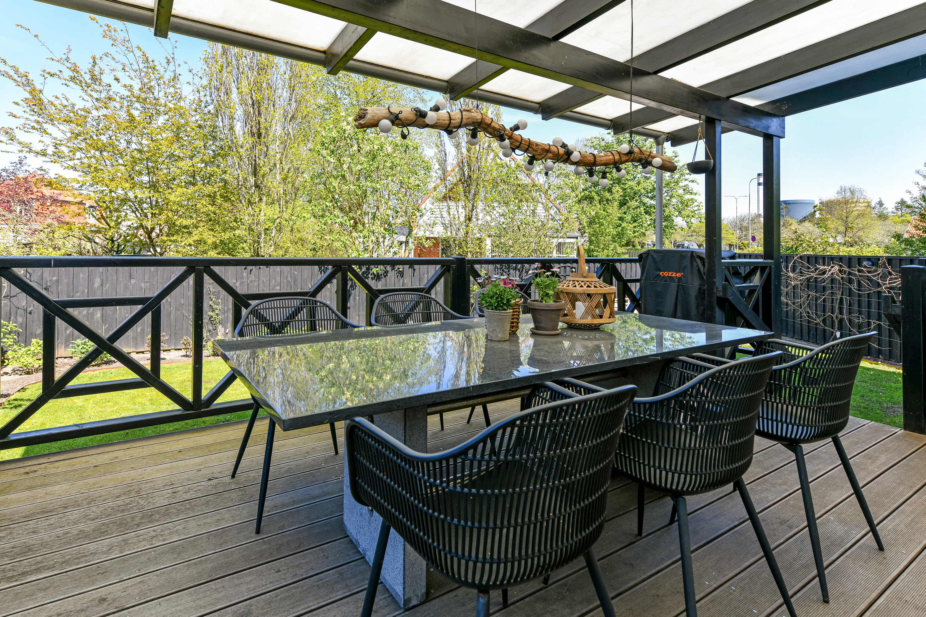 Fremhævet terrasse billede i fuldskærmstilstand. Billede af Jernbanegade 23, 7200 Grindsted