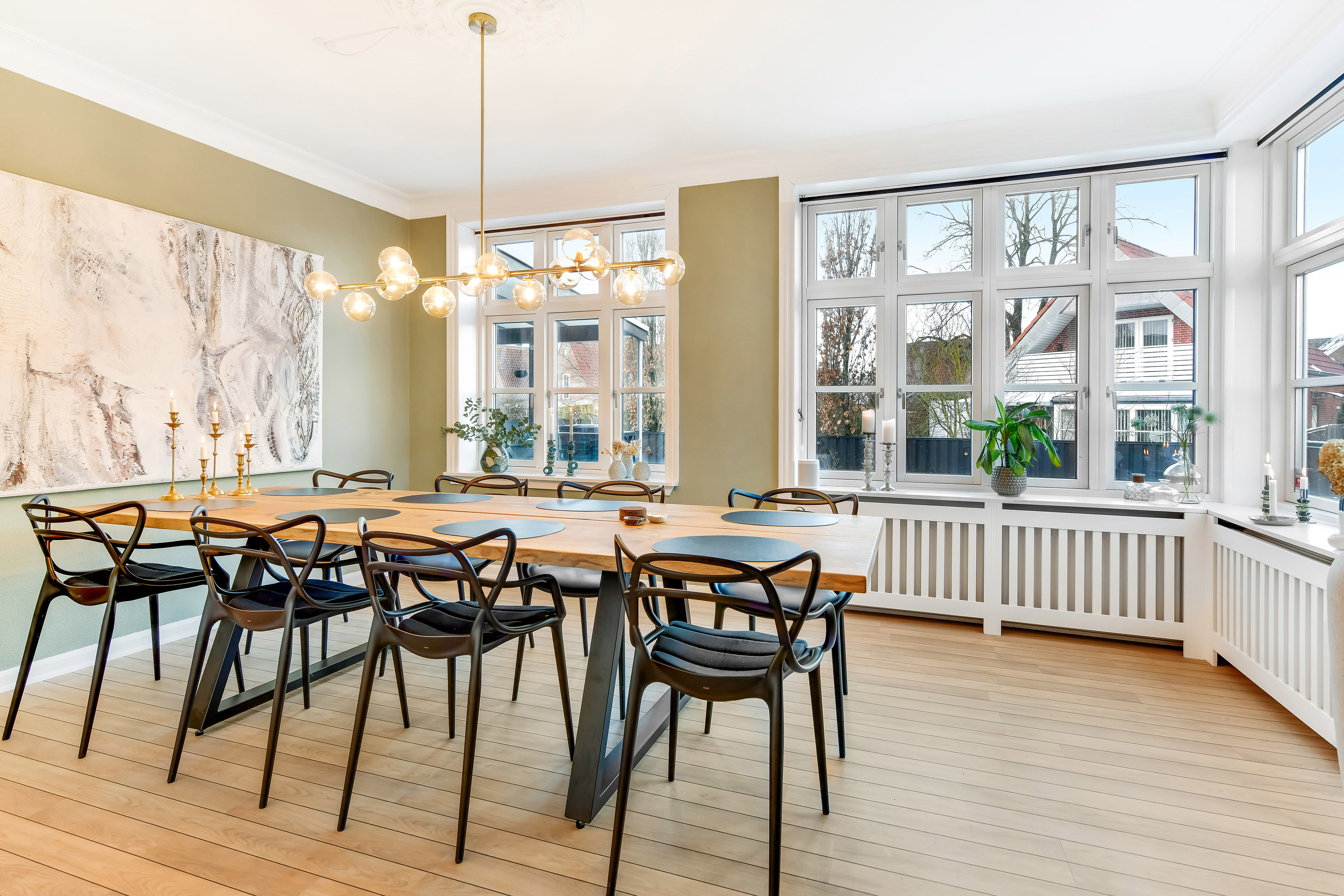 Fremhævet spisestue billede i fuldskærmstilstand. Billede af Jernbanegade 23, 7200 Grindsted