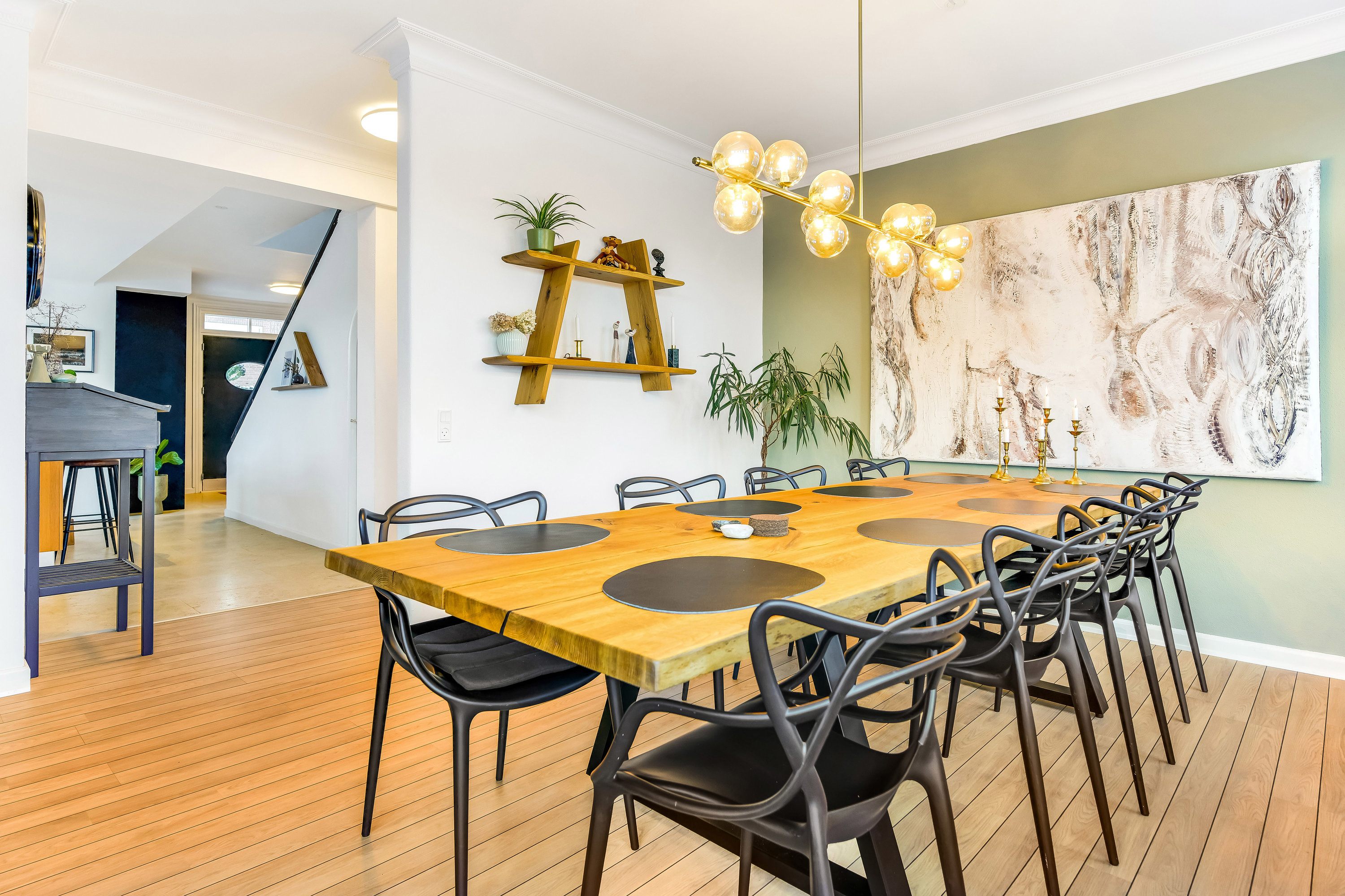 Fremhævet spisestue billede i fuldskærmstilstand. Billede af Jernbanegade 23, 7200 Grindsted