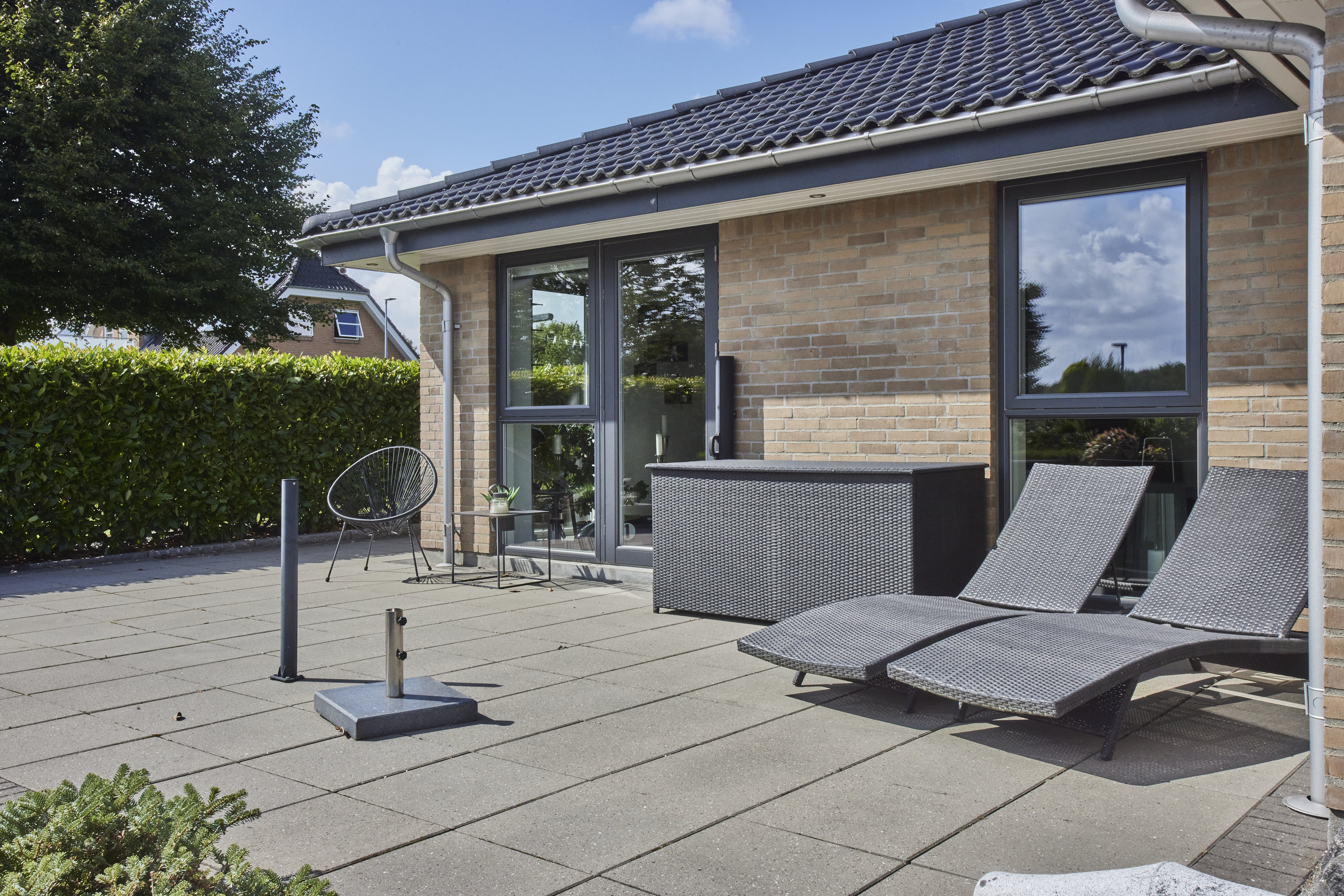 Fremhævet terrasse billede i fuldskærmstilstand. Billede af Lundager 1, Ørum, 8830 Tjele