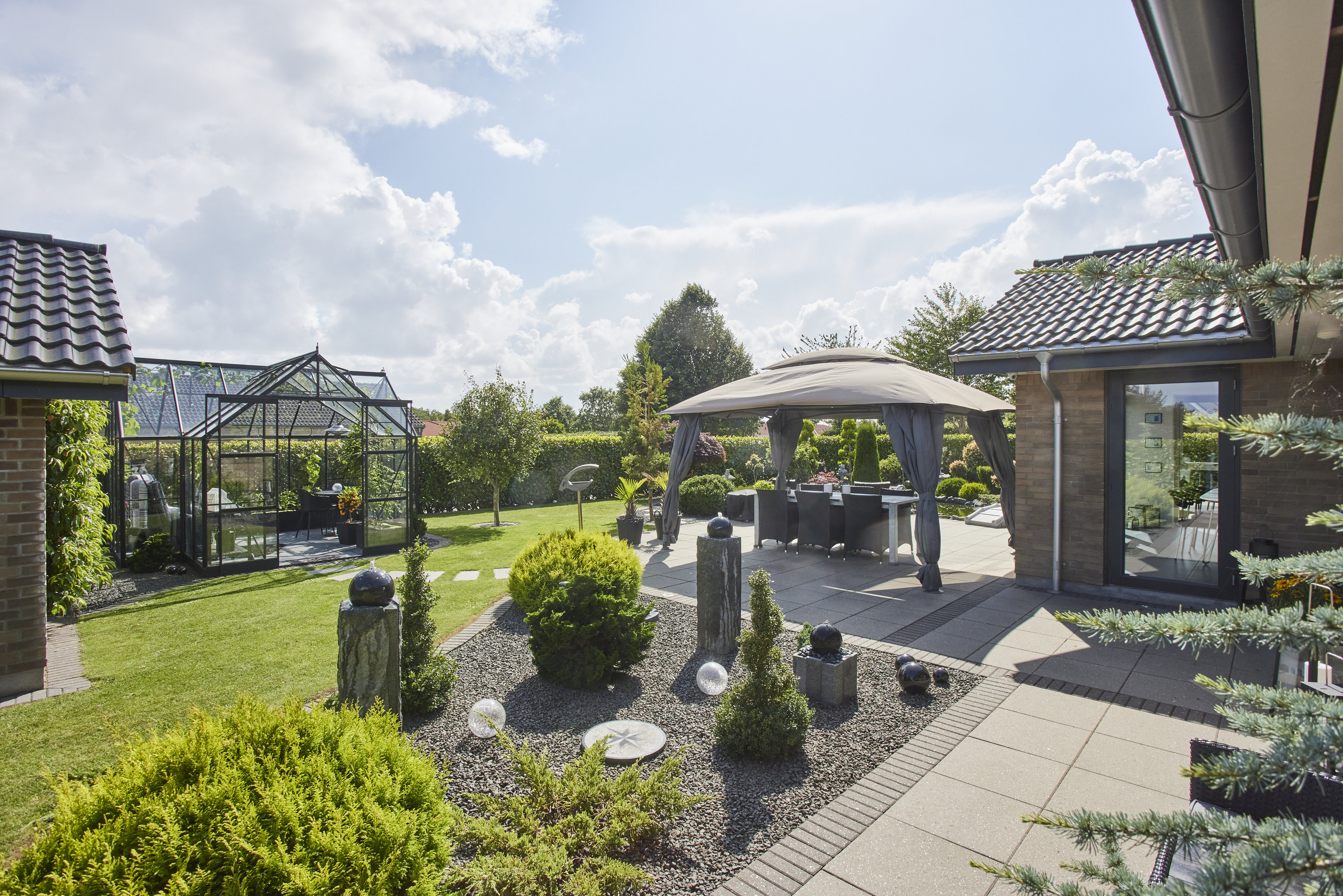 Fremhævet terrasse billede i fuldskærmstilstand. Billede af Lundager 1, Ørum, 8830 Tjele