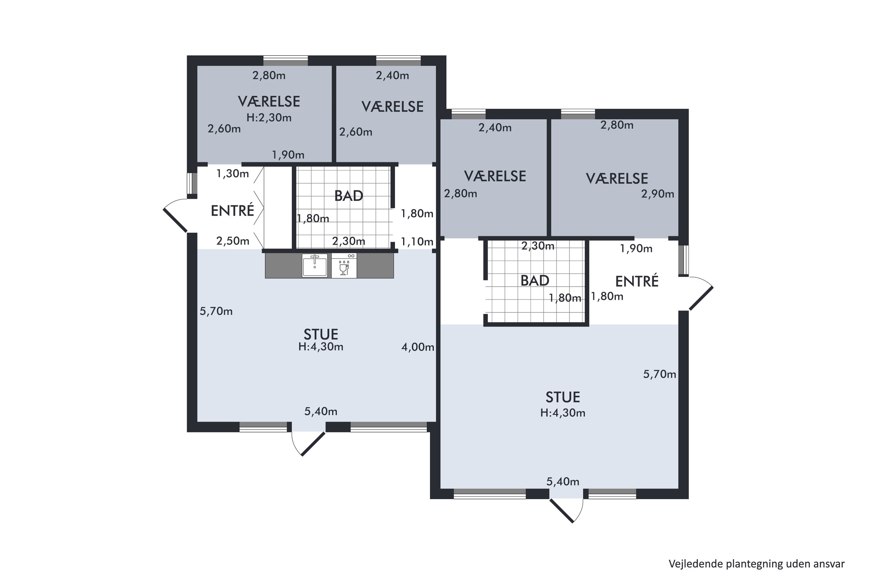 Plantegninger billede af Prof Johansens Vej 2A, 1., Seaside Feriehuse, 9940 Læsø