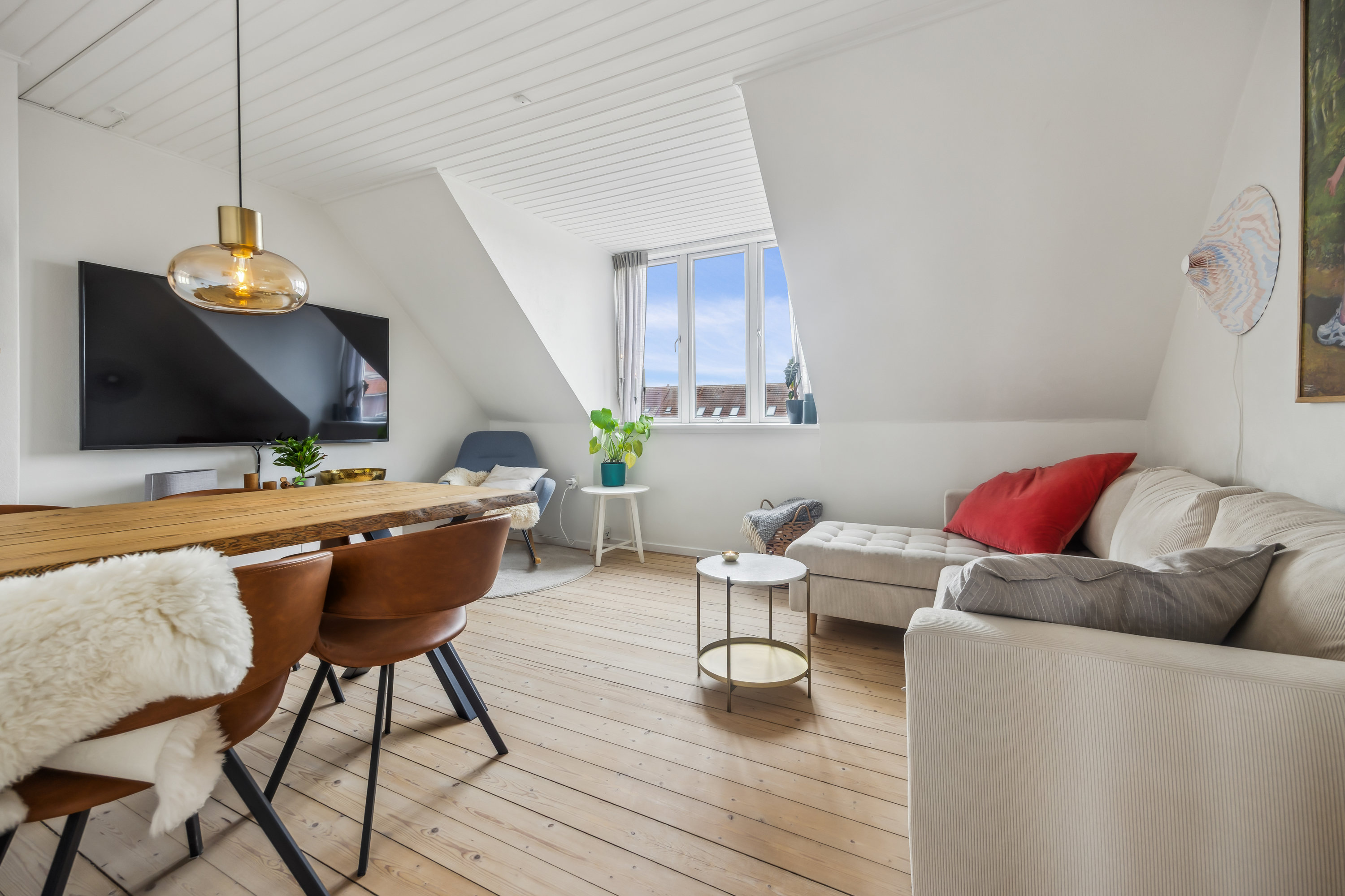 Fremhævet stue billede i fuldskærmstilstand. Billede af Vendsysselgade 26, 4. th., 9000 Aalborg