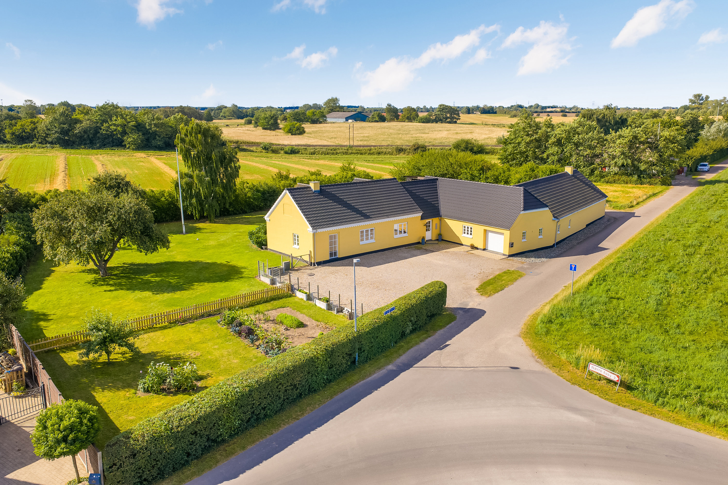 Villa: Facade på Baaringvad 6, 5580 Nørre Aaby