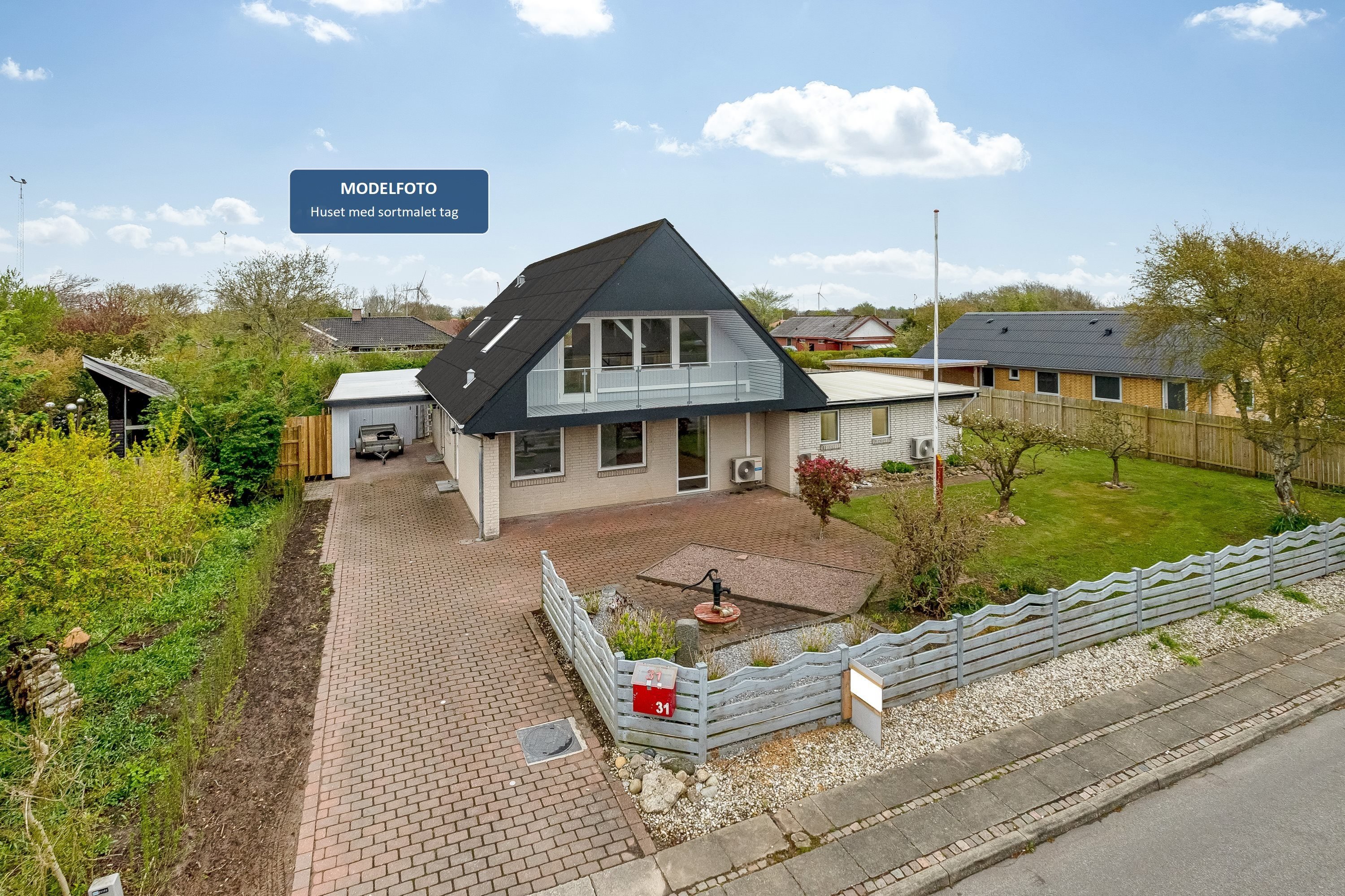 Fremhævet  billede i fuldskærmstilstand. Billede af Velling Kirkeby 31, Velling, 6950 Ringkøbing