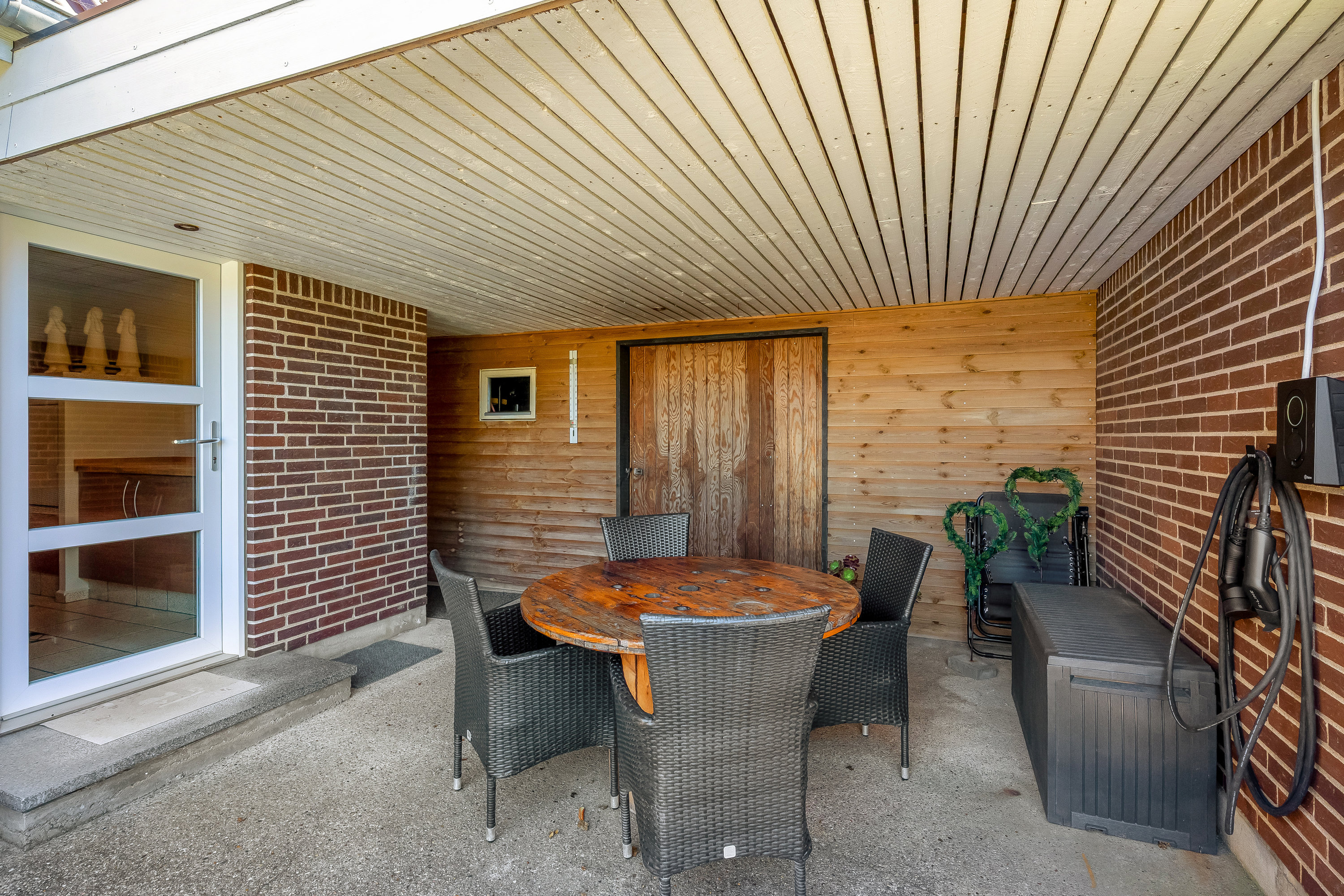 Fremhævet terrasse billede i fuldskærmstilstand. Billede af Bymarken 8, Sdr. Nissum, 6990 Ulfborg