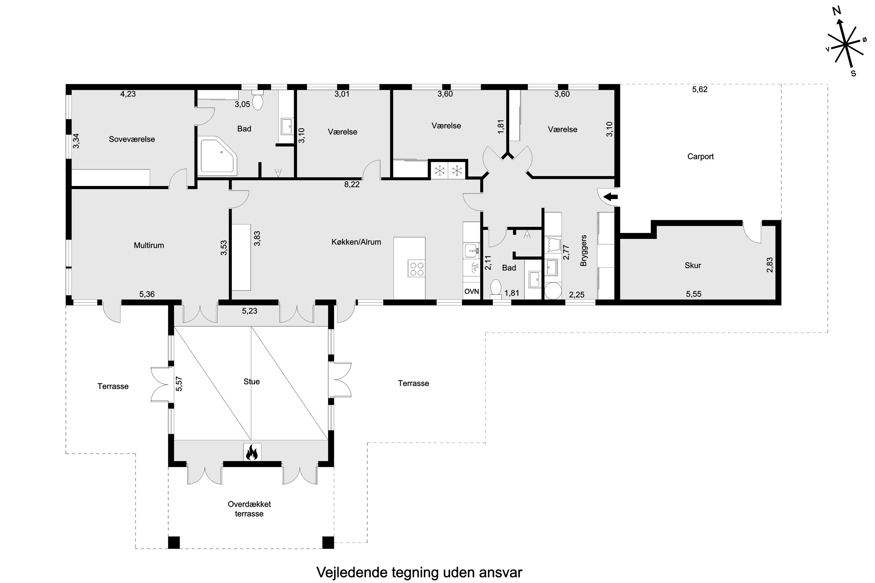 Plantegninger billede af Hybenhaven 4, 8520 Lystrup