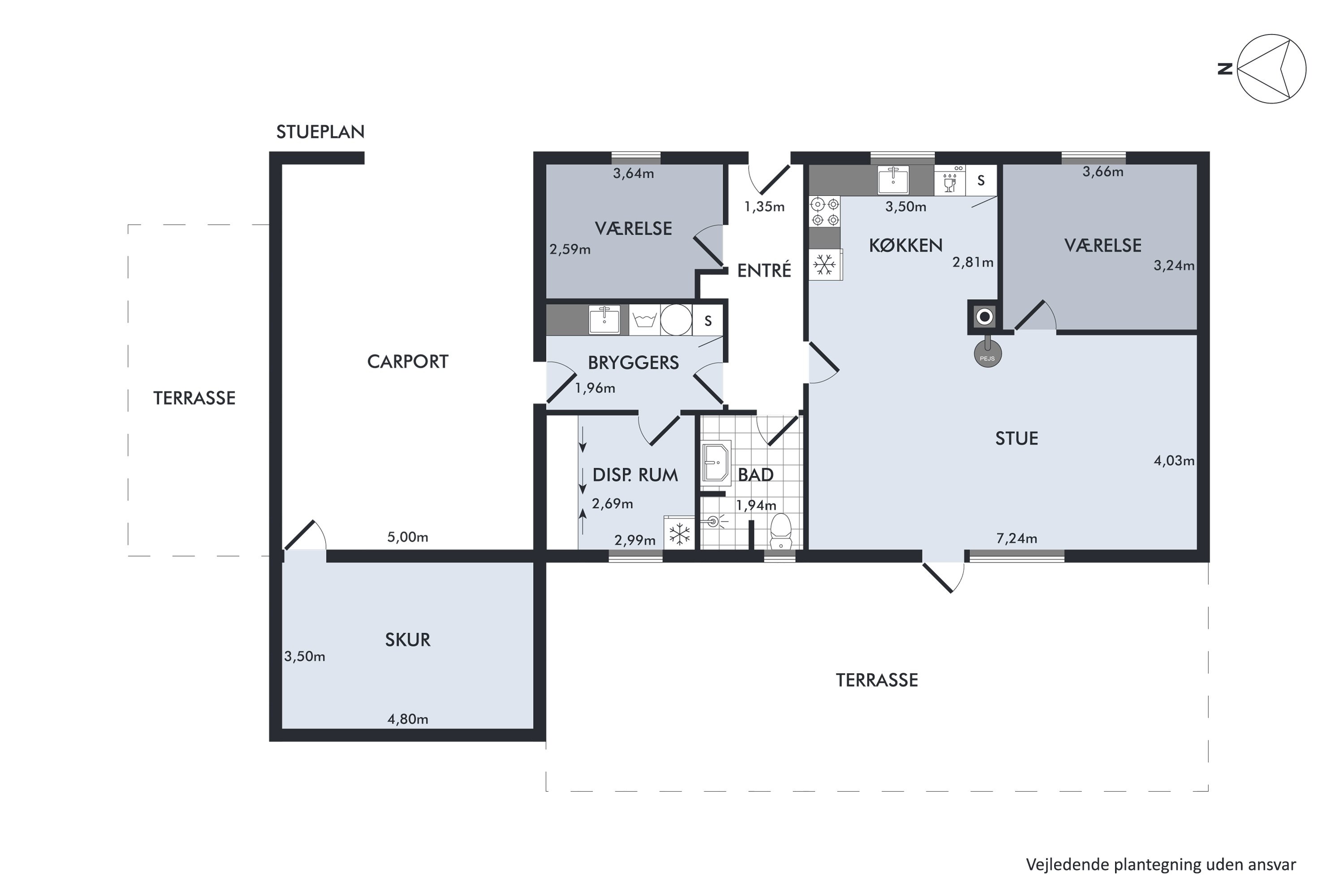Plantegninger billede af Lumbyvej 52, 5792 Årslev