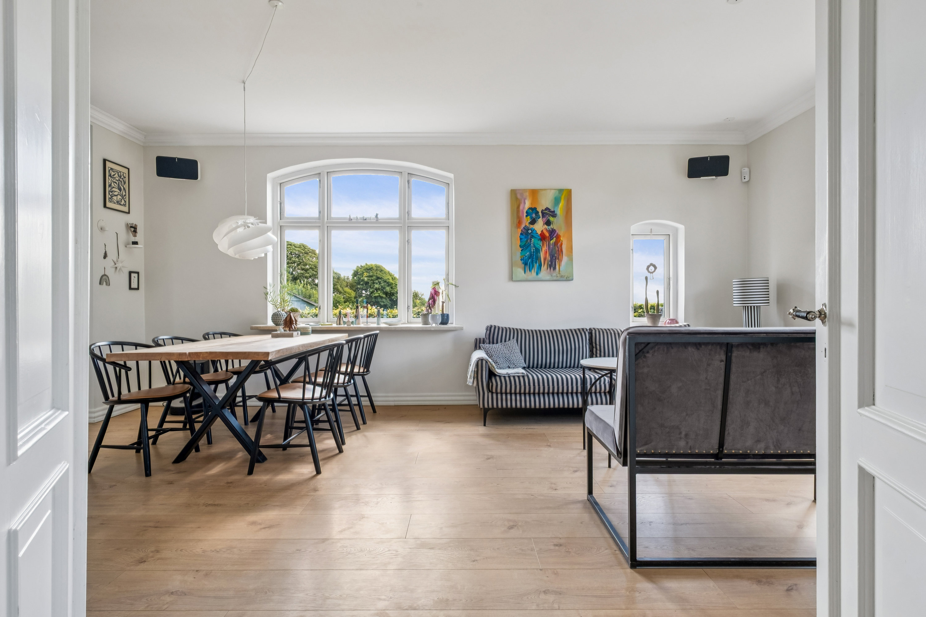 Fremhævet stue billede i fuldskærmstilstand. Billede af Skovlyvej 12, Elling, 8751 Gedved