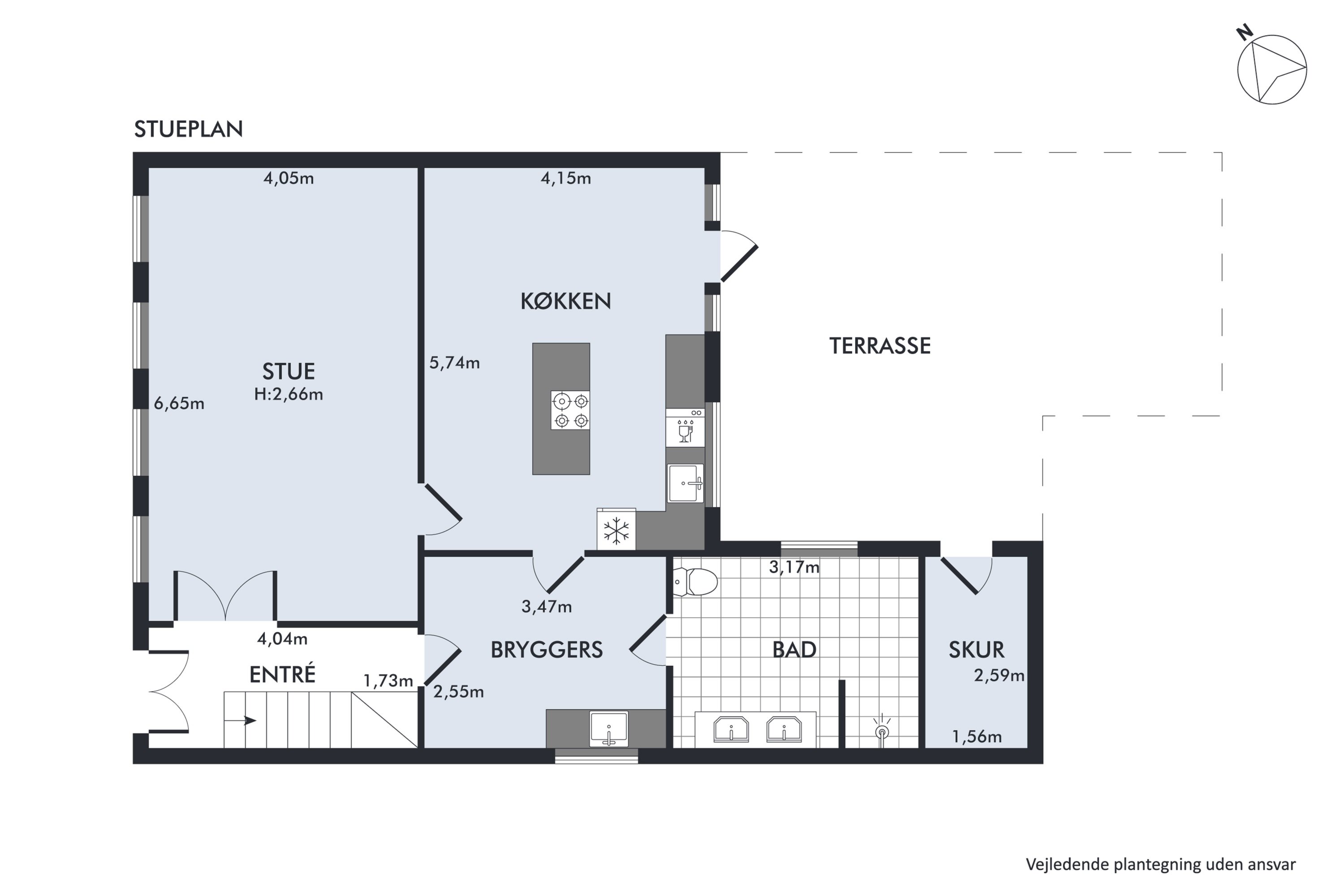 Plantegninger billede af Havnegade 26, 5900 Rudkøbing