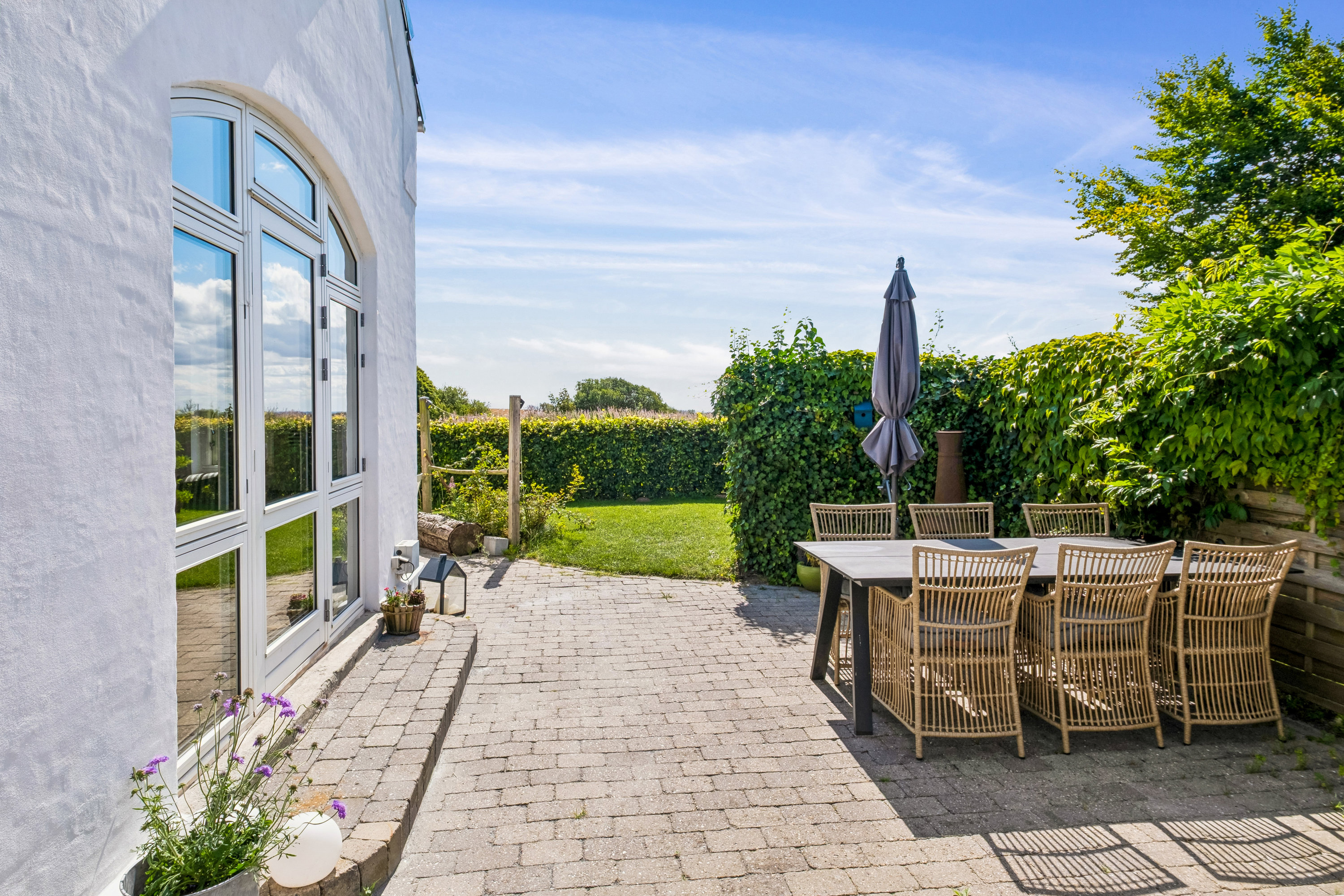 Miniaturebillede 2: terrasse. Billede af Skovlyvej 12, Elling, 8751 Gedved