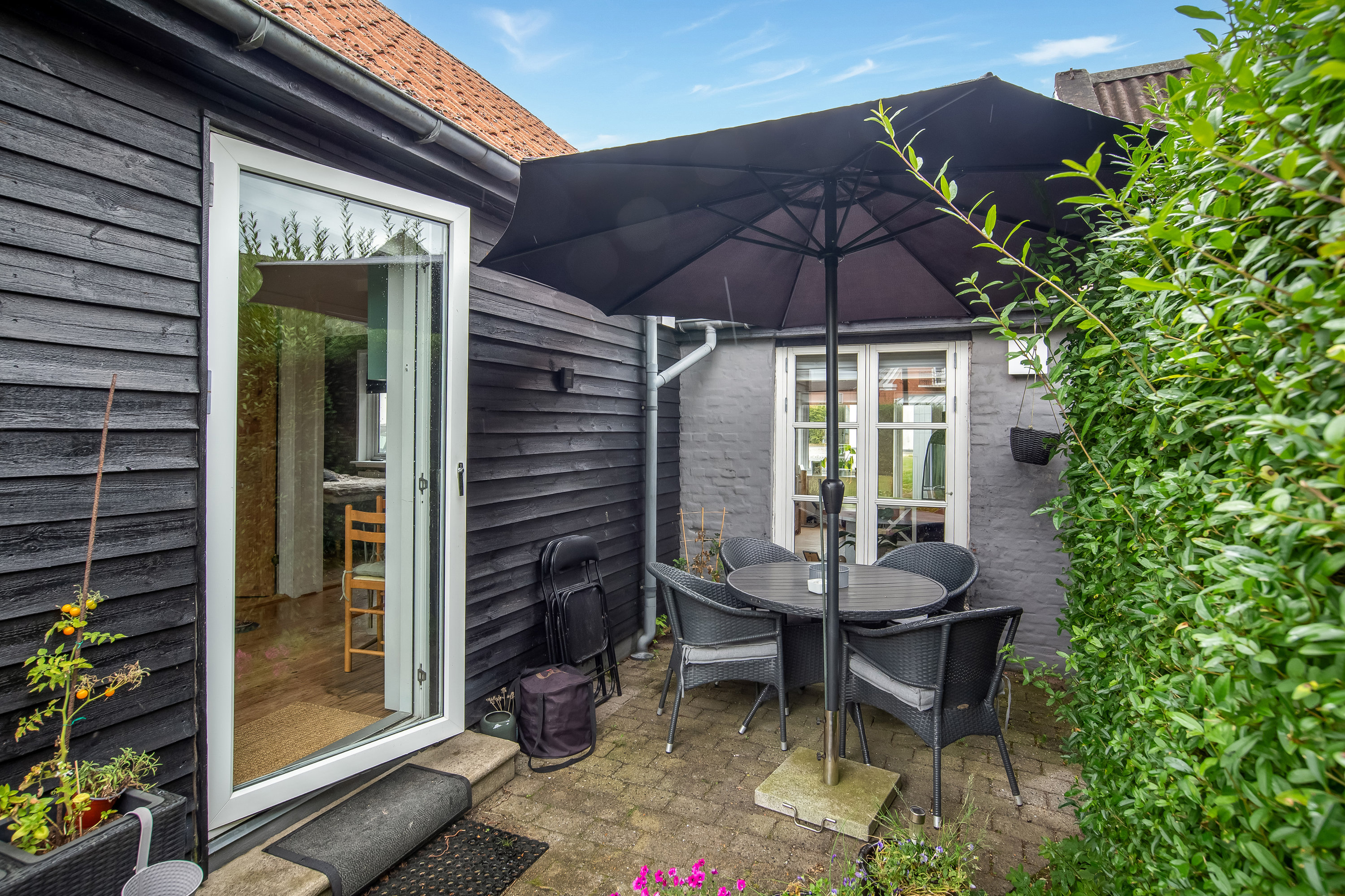 Fremhævet terrasse billede i fuldskærmstilstand. Billede af Skivevej 23, 7500 Holstebro