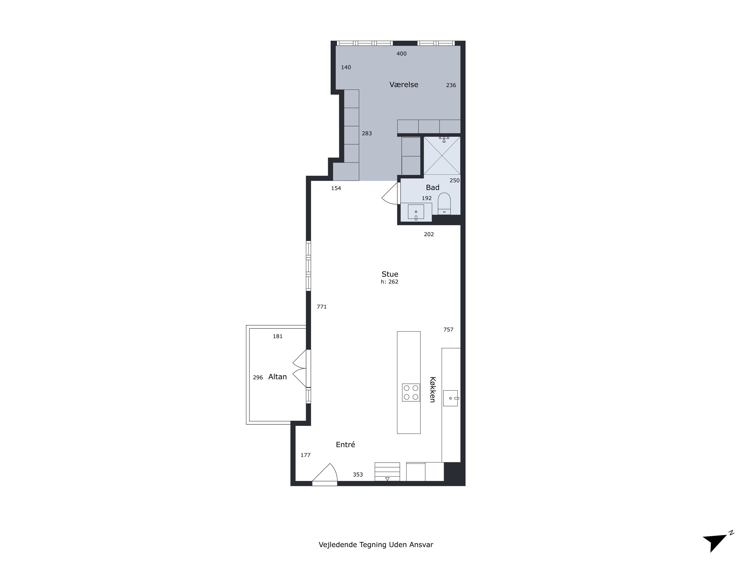 Plantegninger billede af Store Kongensgade 79B, 4. th., 1264 København K